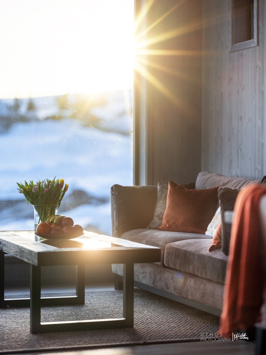 Detaljbilde fra stuen. Galleribilde