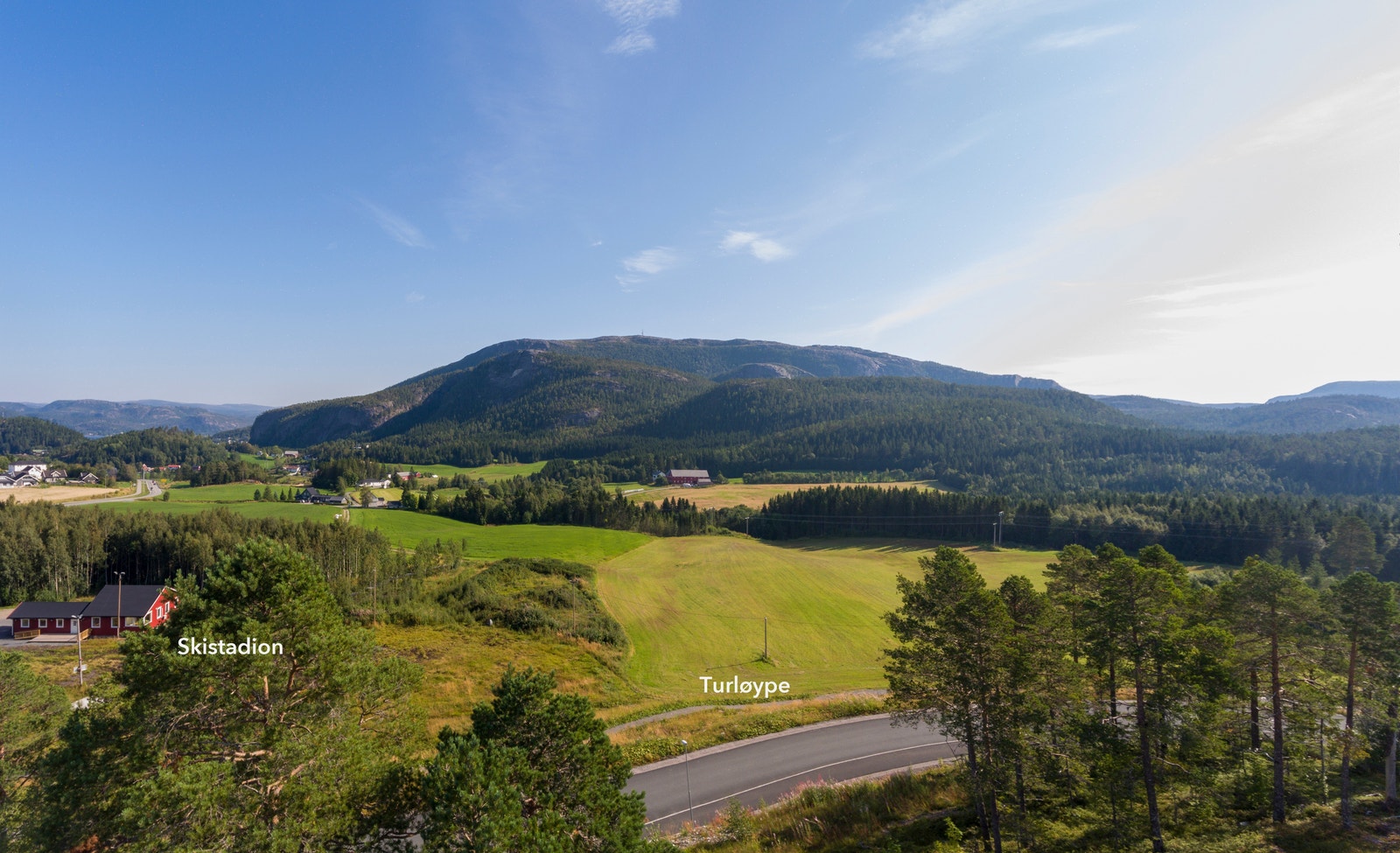 Utsikt mot nordøst fra tomt 3 Galleribilde