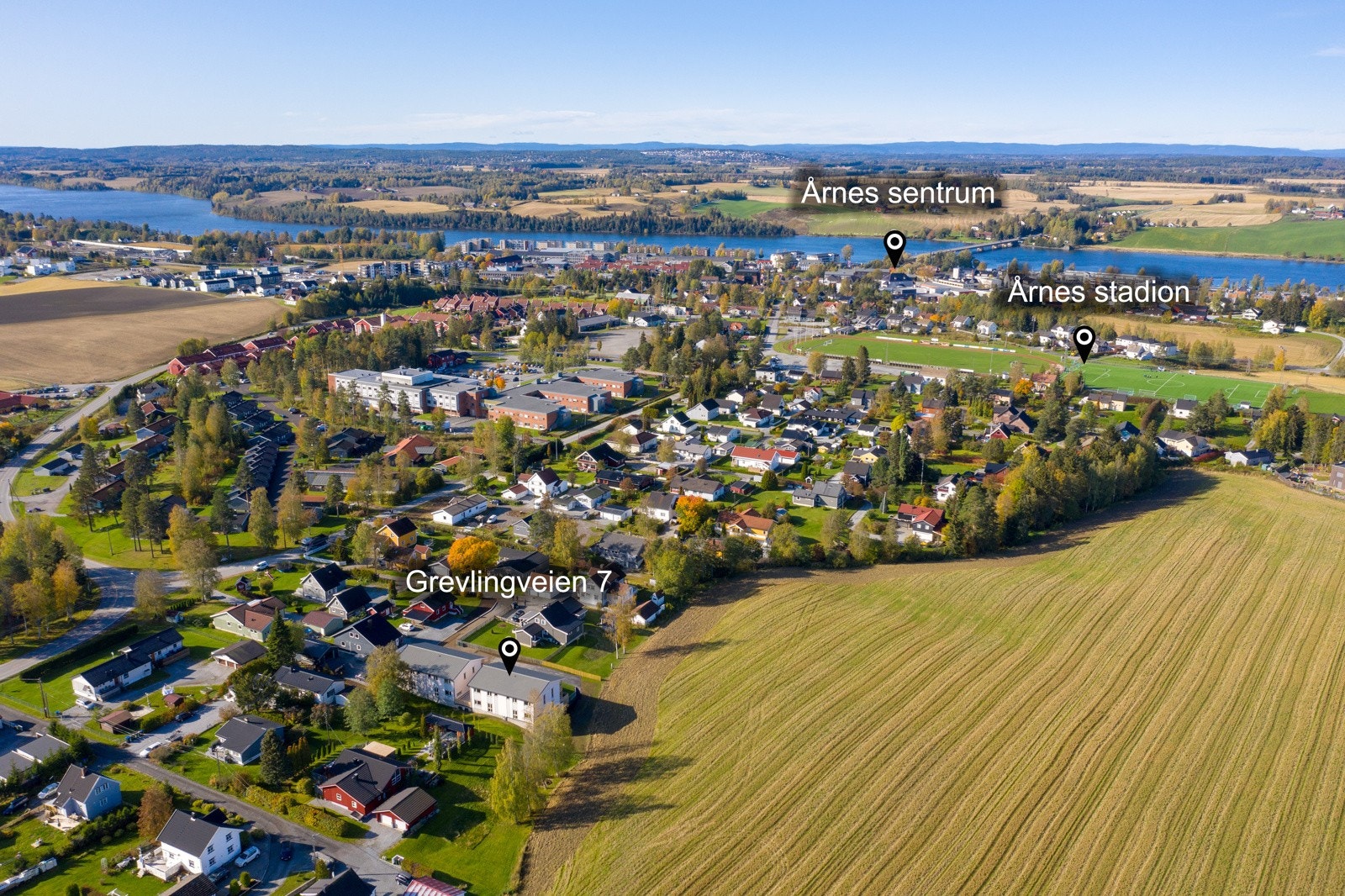 Dronebilde Galleribilde