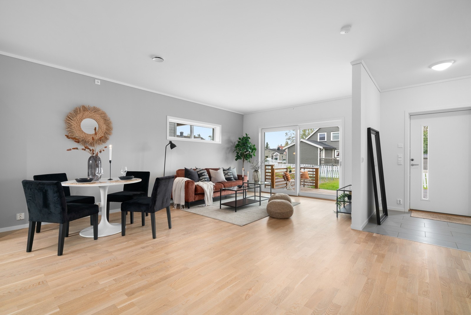 Det er lagt vekt på store rom og store vindusflater Galleribilde