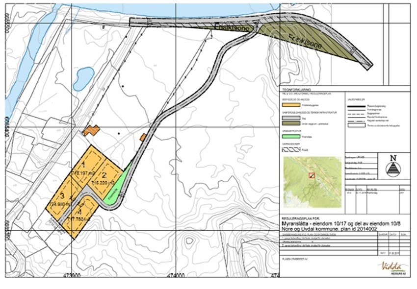 Situasjonskart - flere kart ligger i vedleggene til salgsoppgaven Galleribilde