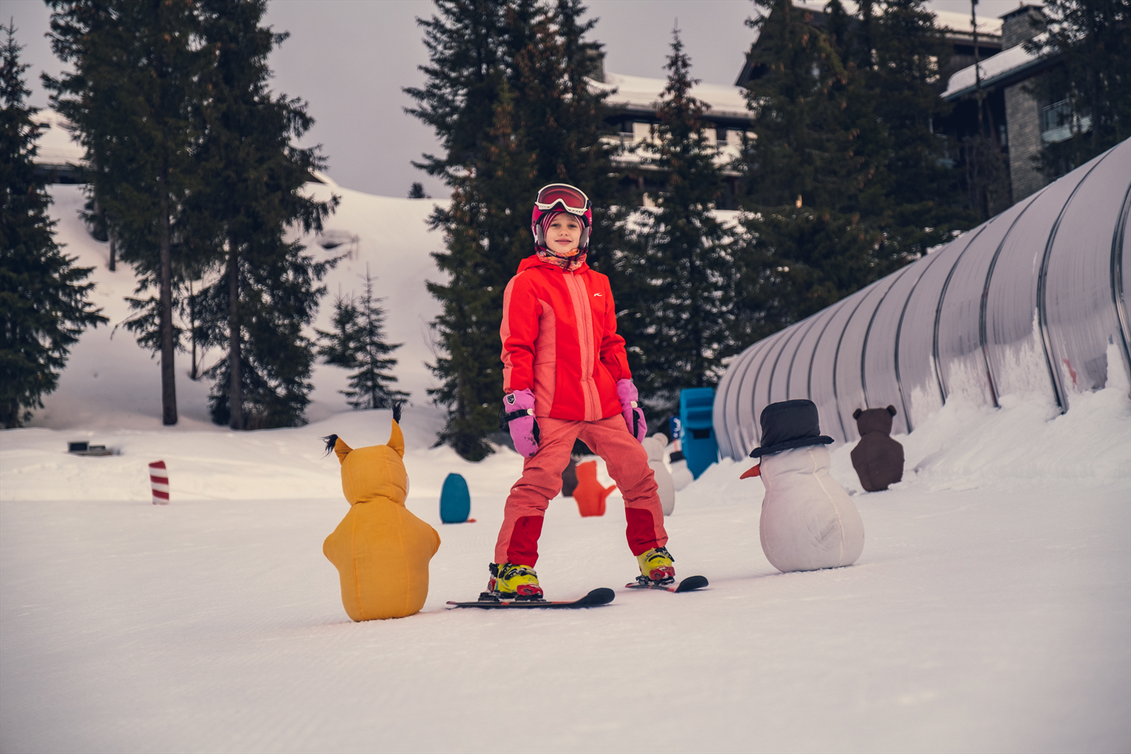 Anlegget kan friste med nedfarter som passer både liten og stor. Foto: Bård Gundersen. Galleribilde
