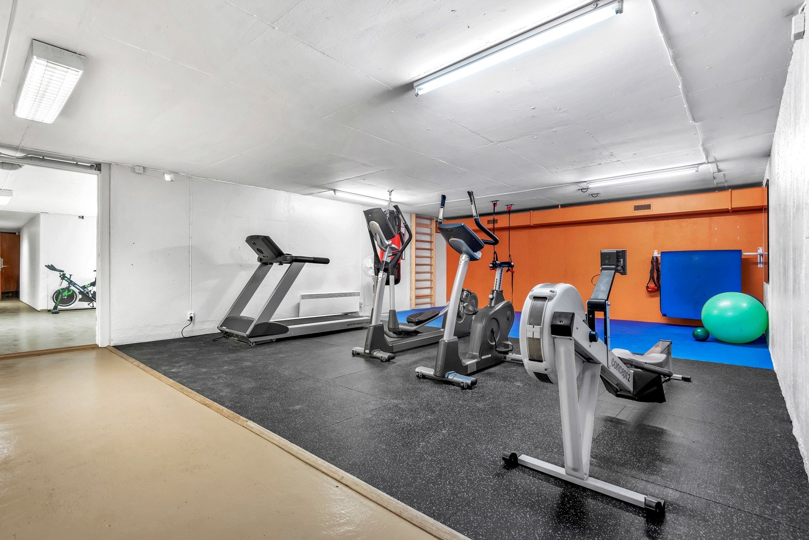 Her har man alt man trenger for en god treningsøkt Galleribilde