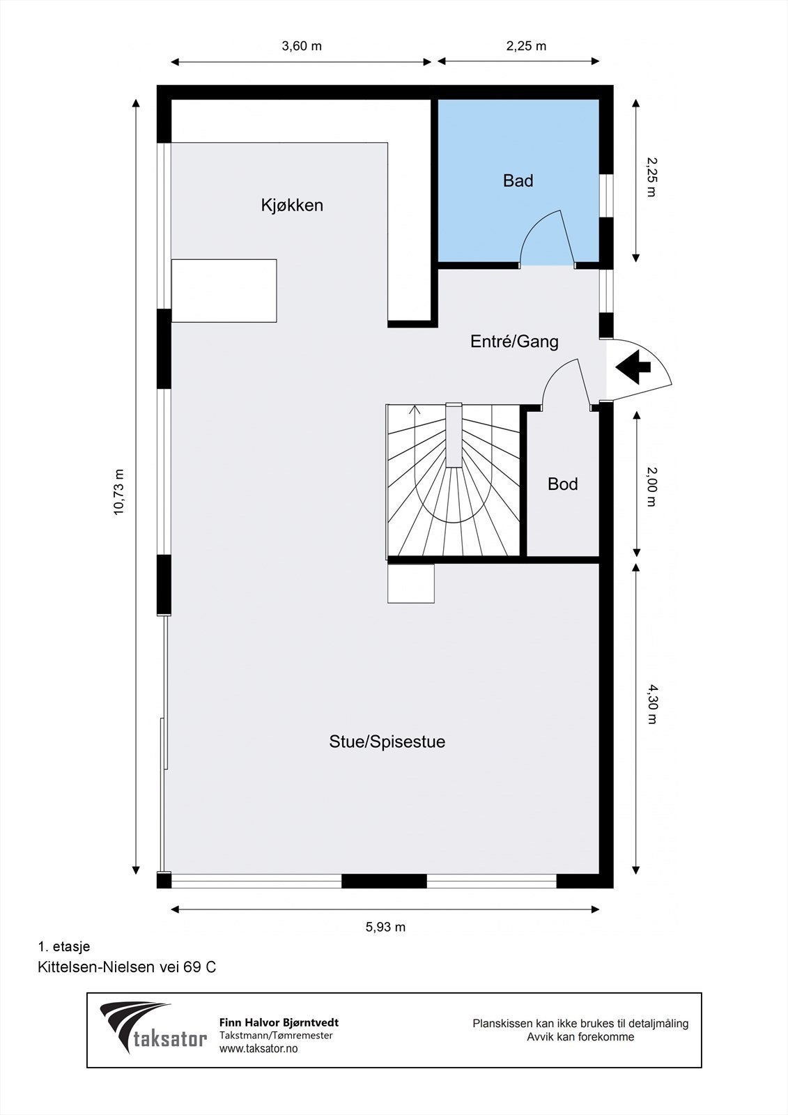 Plantegning - 1. etasje Galleribilde