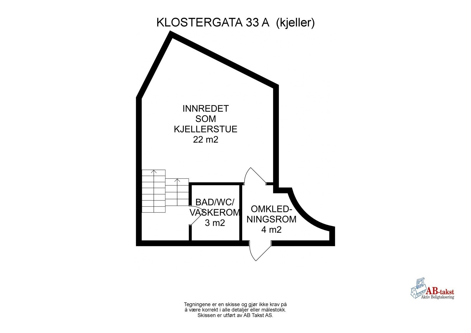 Planskisse kjelleretasje Galleribilde