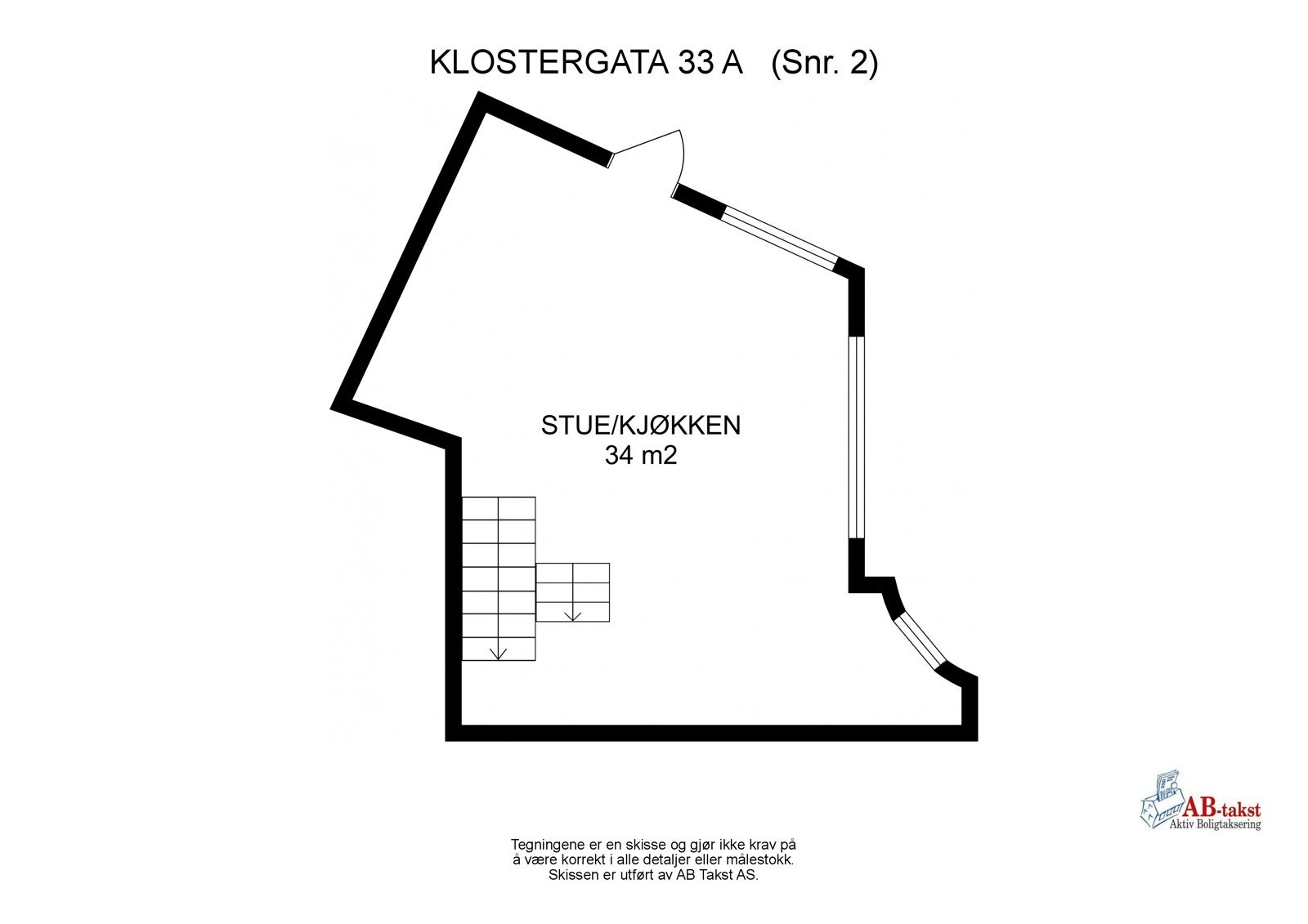 Planskisse 1. etasje Galleribilde