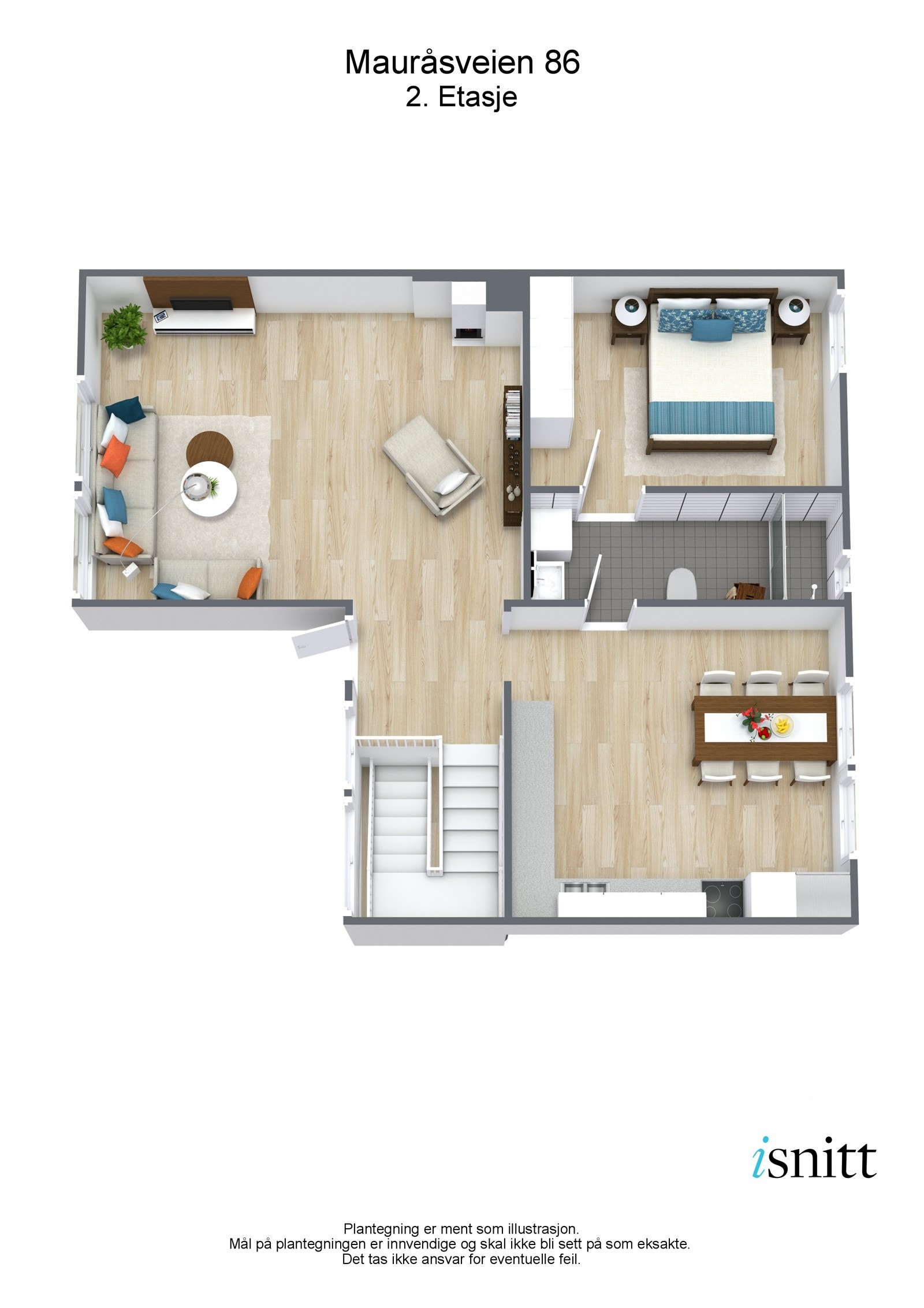Maura?sveien 86 - 3D - 2. Etasje Galleribilde