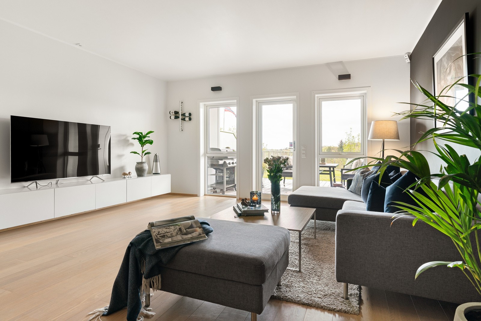 Energieffektiv bolig med vannbåren gulvvarme og balansert ventilasjon med varmegjennvinning. Galleribilde