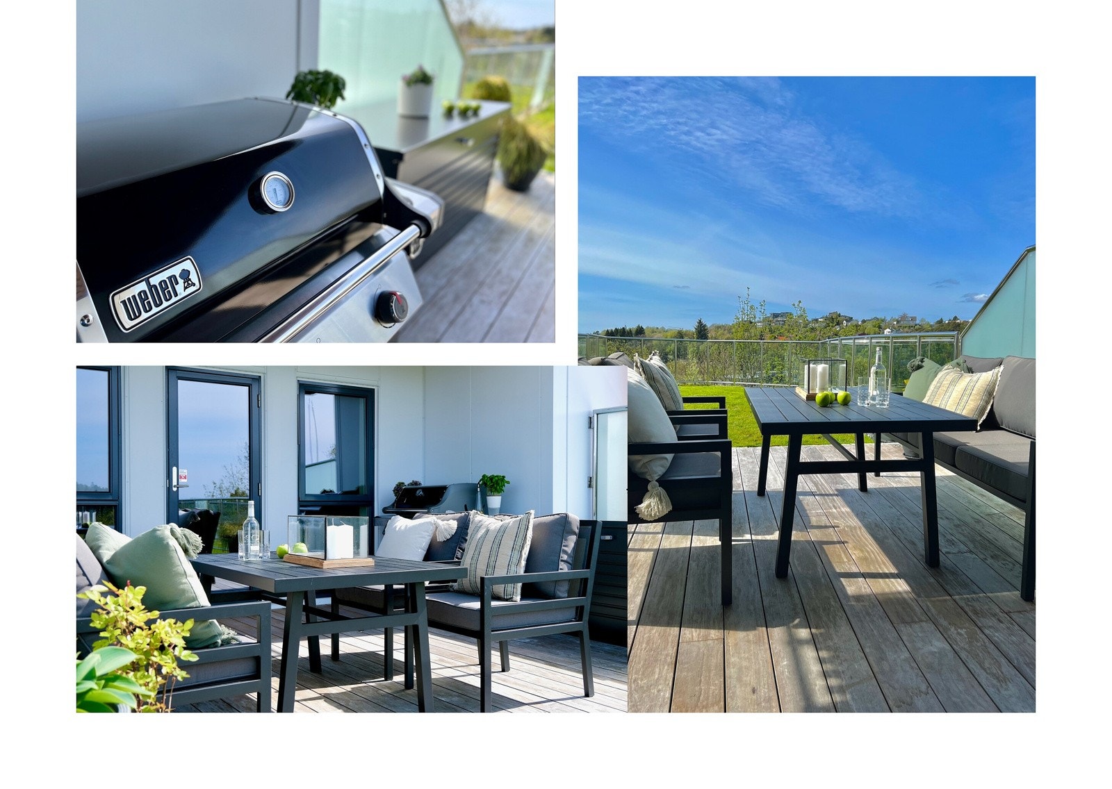 Perfekt for hyggelige grillmiddager med venner eller avslappende timer sammen med favorittforfatteren. Galleribilde