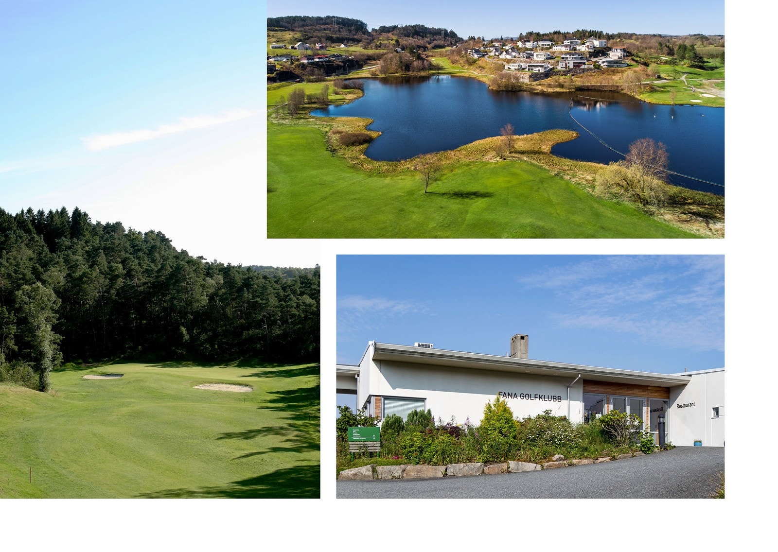 Det er kort vei til Fana Golfklubb om du liker å svinge klubben. Galleribilde