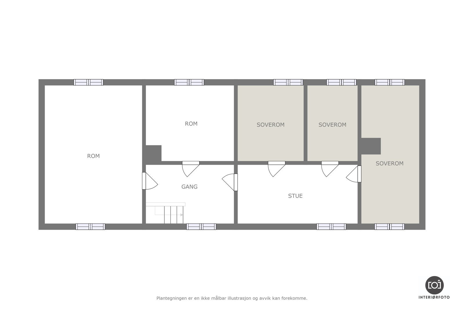 Plantegning Galleribilde