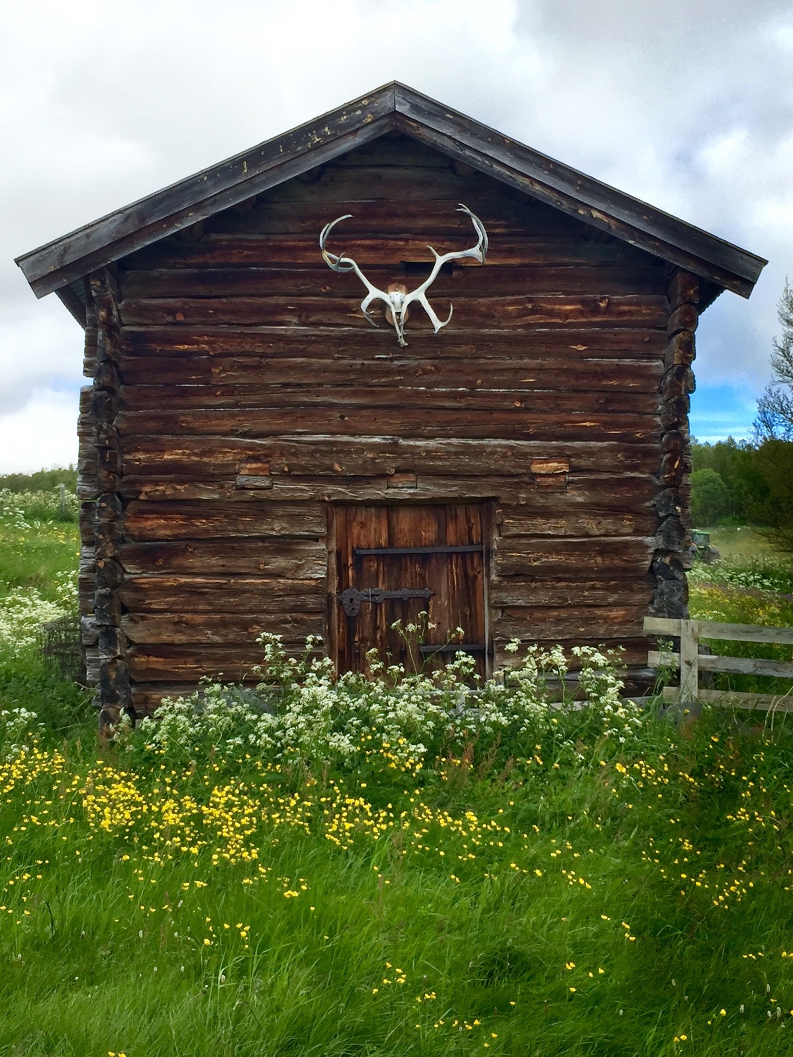 Stabbur gårdstun Galleribilde