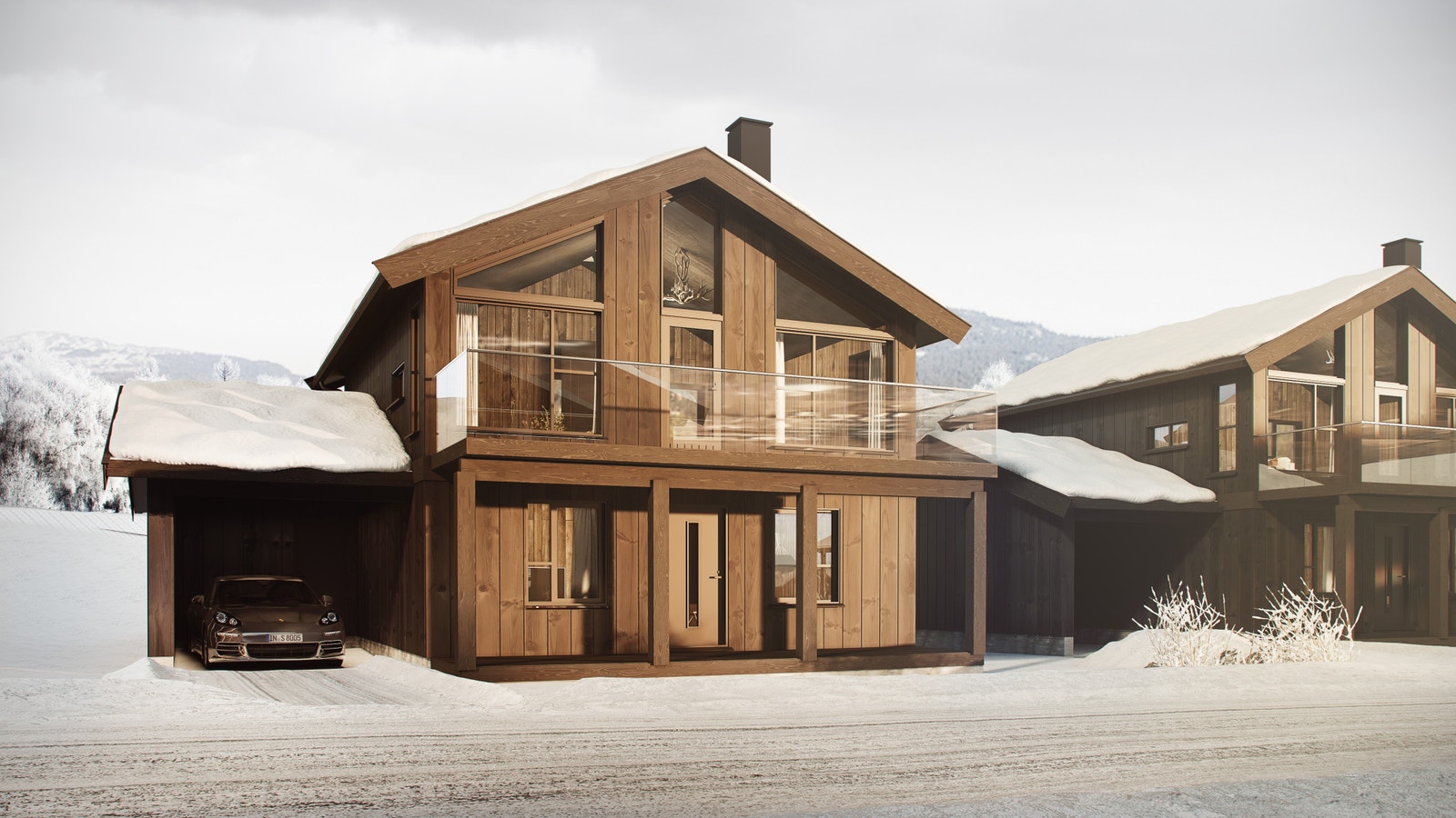 Tindelia 115 m/carport er en av 8 hytter som kan velges mellom på Tindelia Beitostølen. Galleribilde