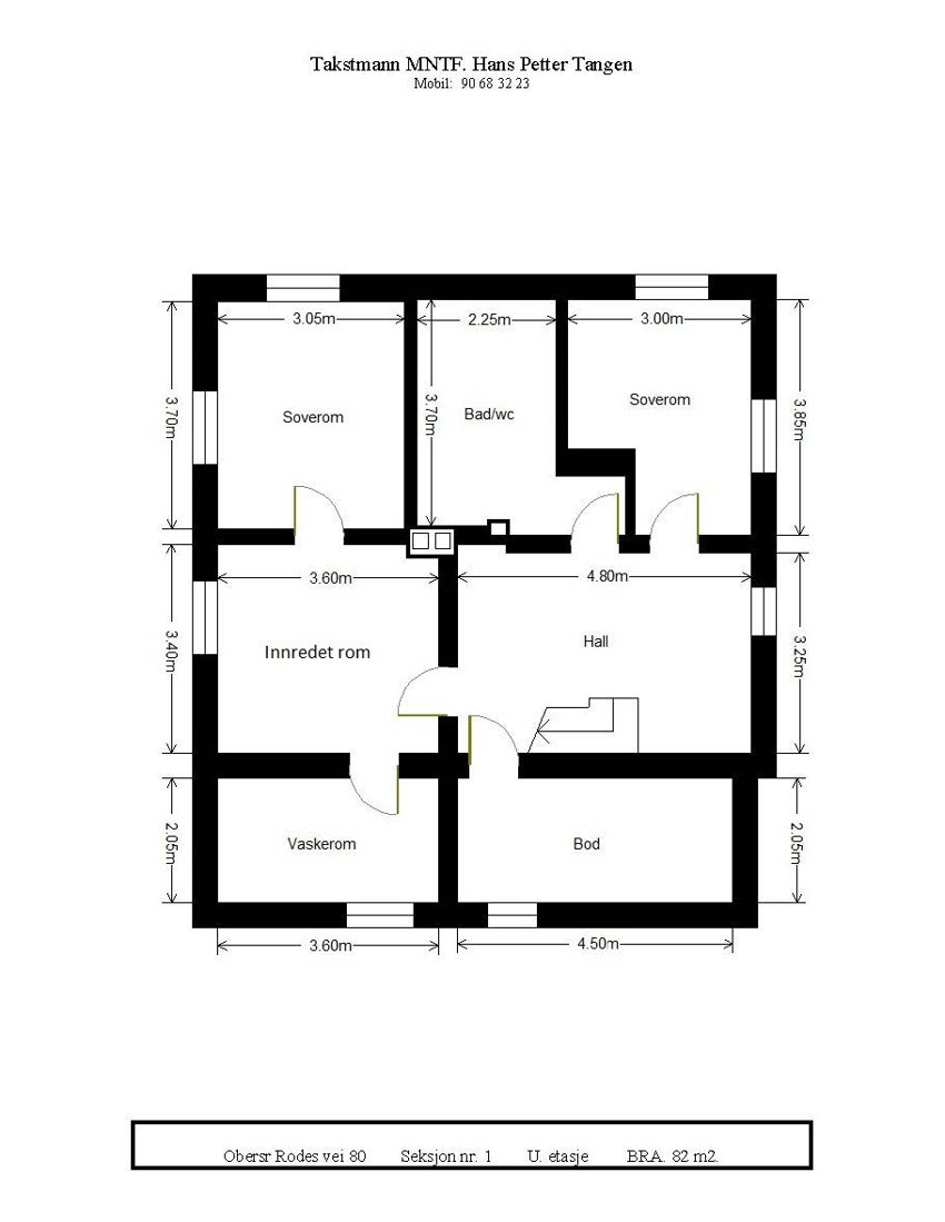Plantegning - U. etasje Galleribilde