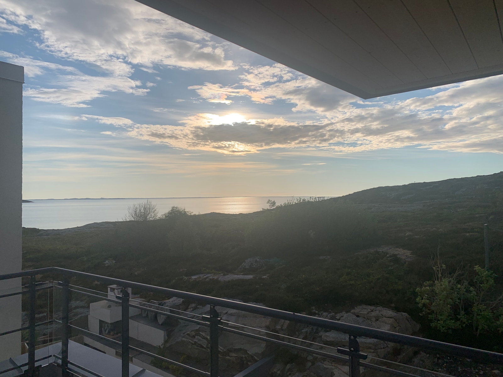 Utsikt over Trondheimsleia fra takterrasse Galleribilde