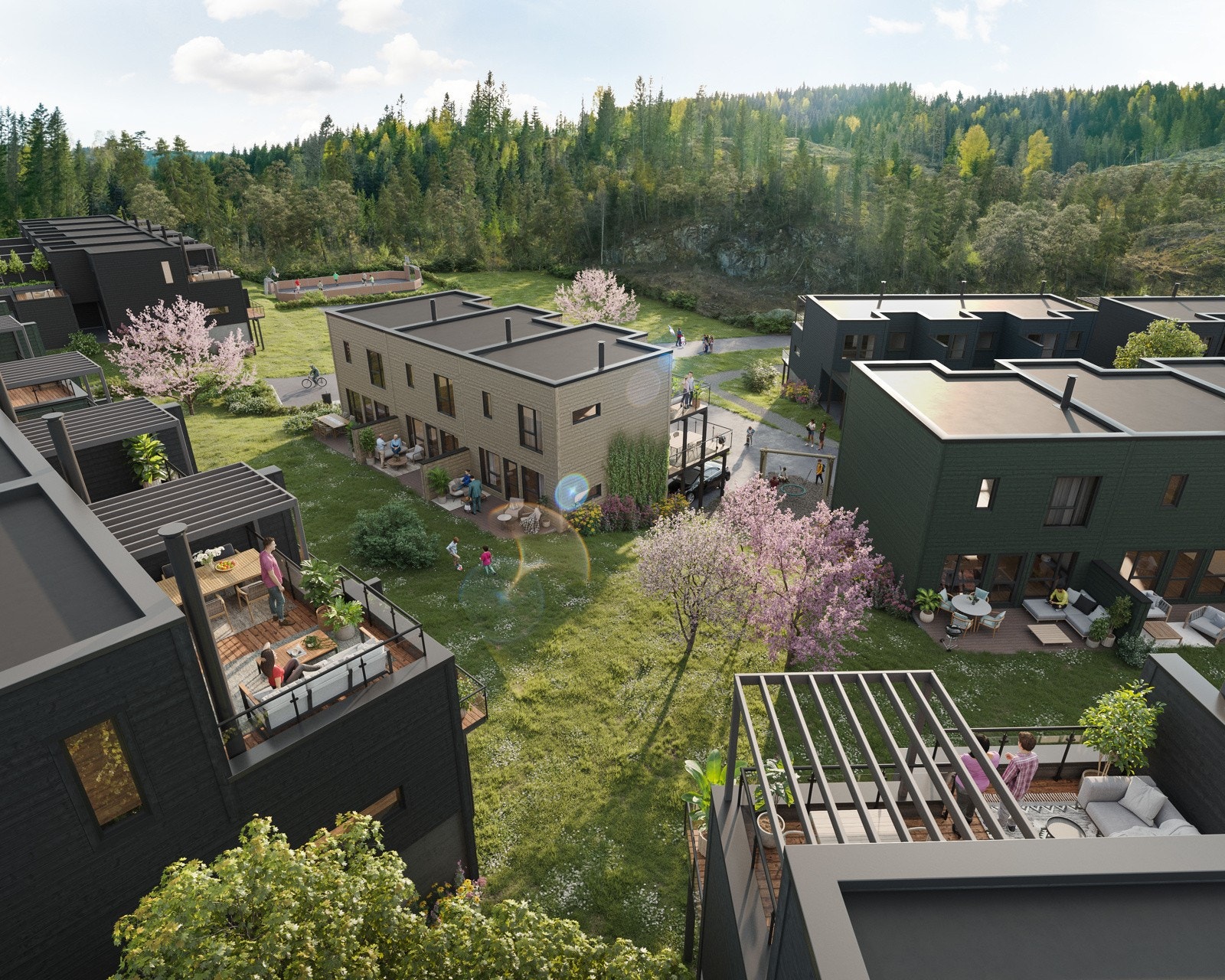 Høgåskollen terrasse Galleribilde