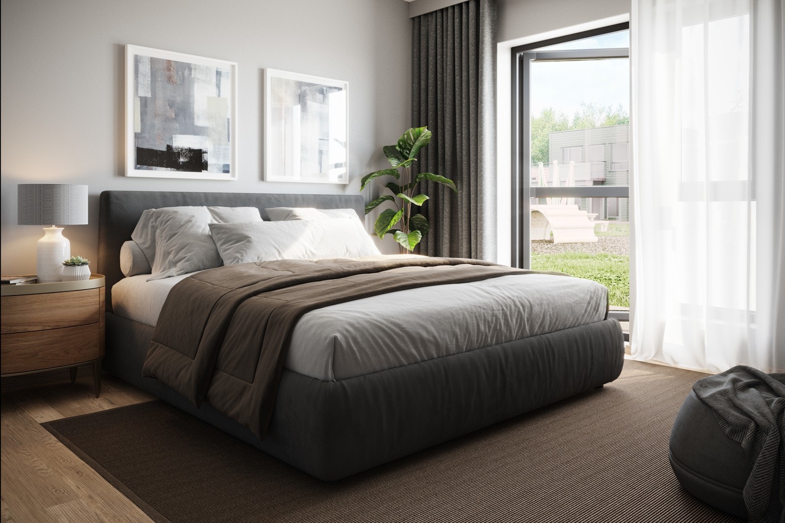 Høgåskollen soverom Mylla Galleribilde