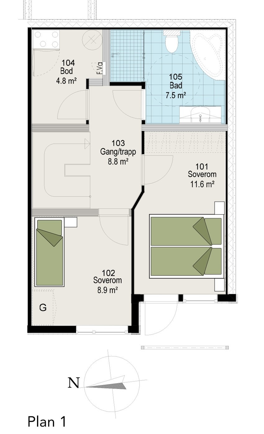 Hus 3,9,12 Plan 1 Galleribilde