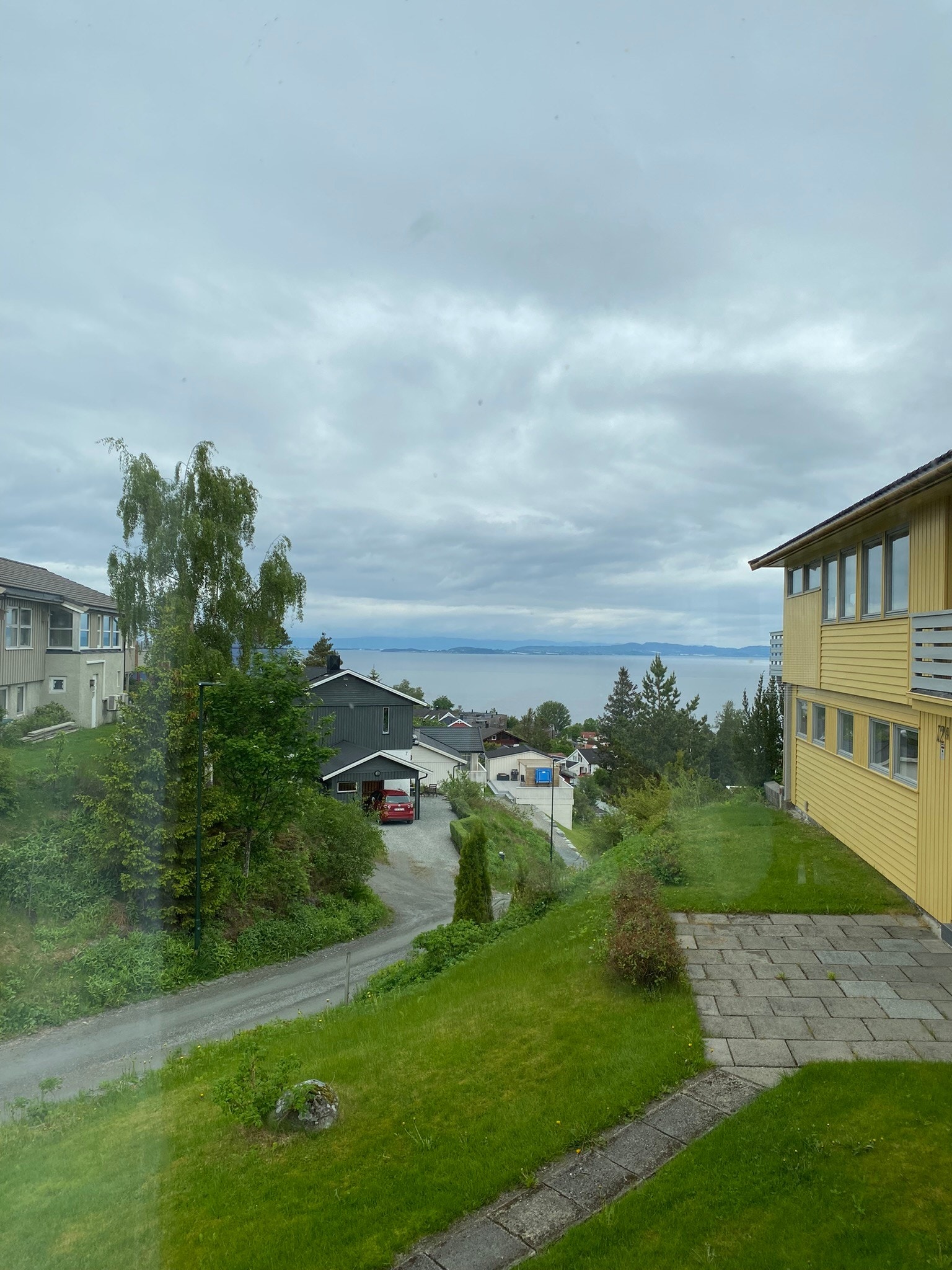 Utsikt mot havet Galleribilde