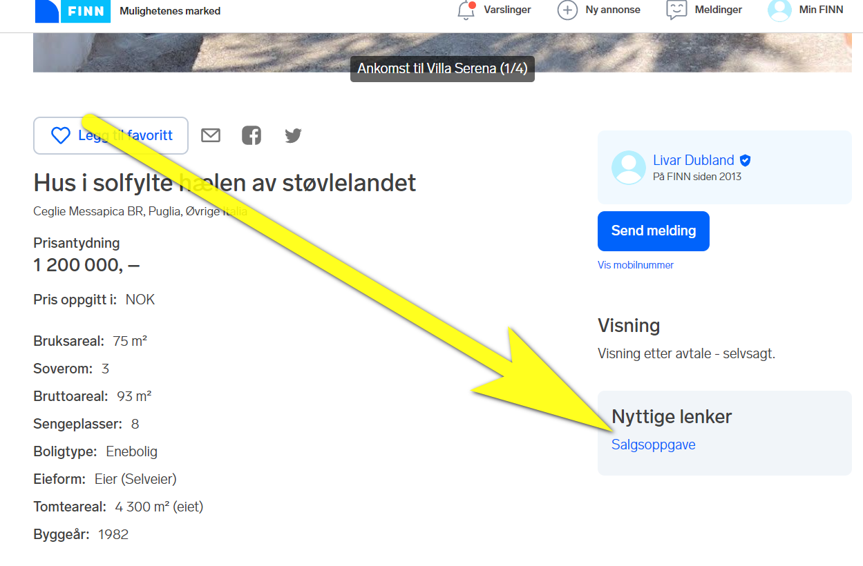 For flere bilder og mye, mye mer informasjon, klikk på "salgsoppgave"
Galleribilde