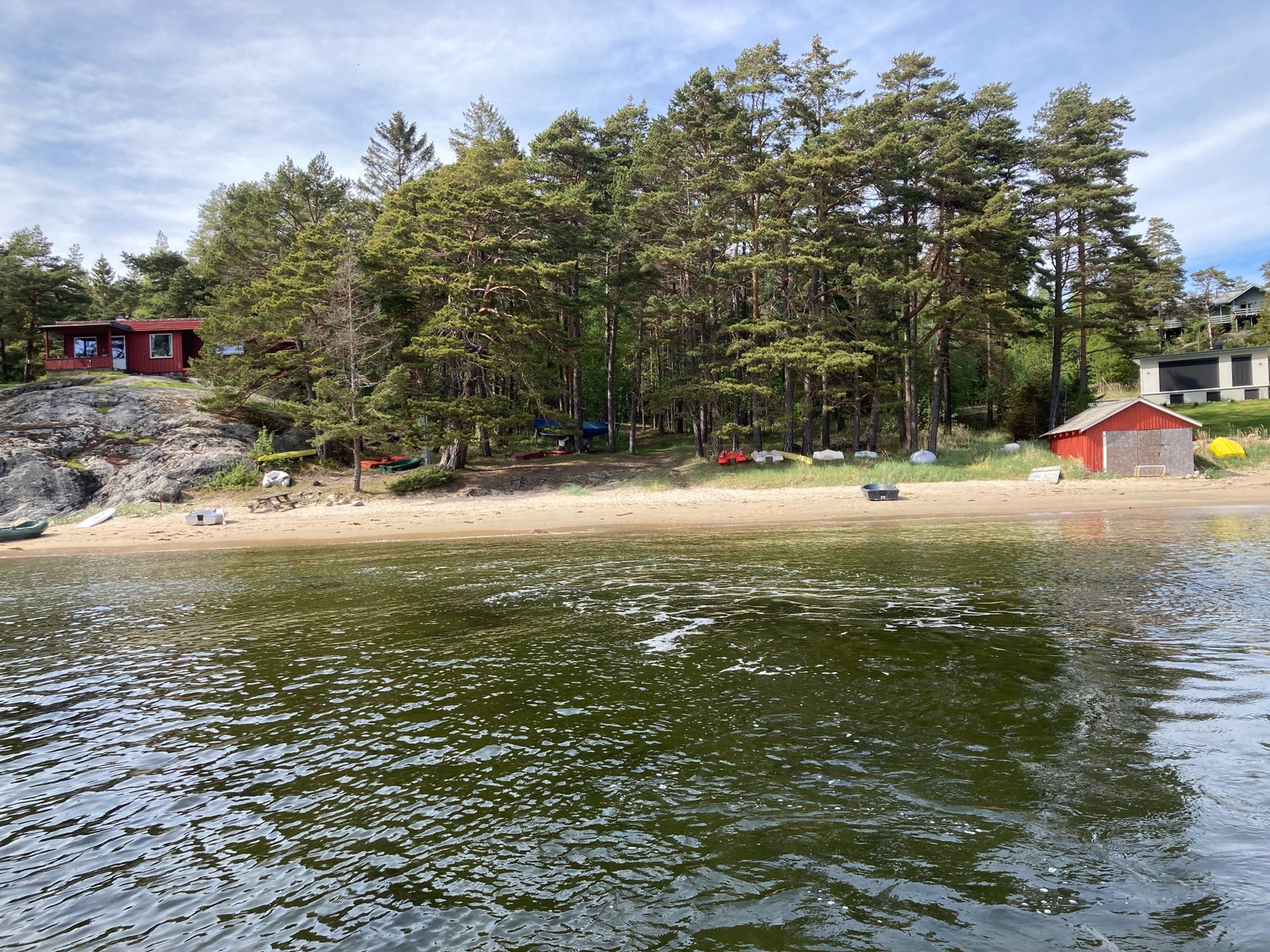 Storhavna badestrand. En kort spasertur fra hytta. Galleribilde