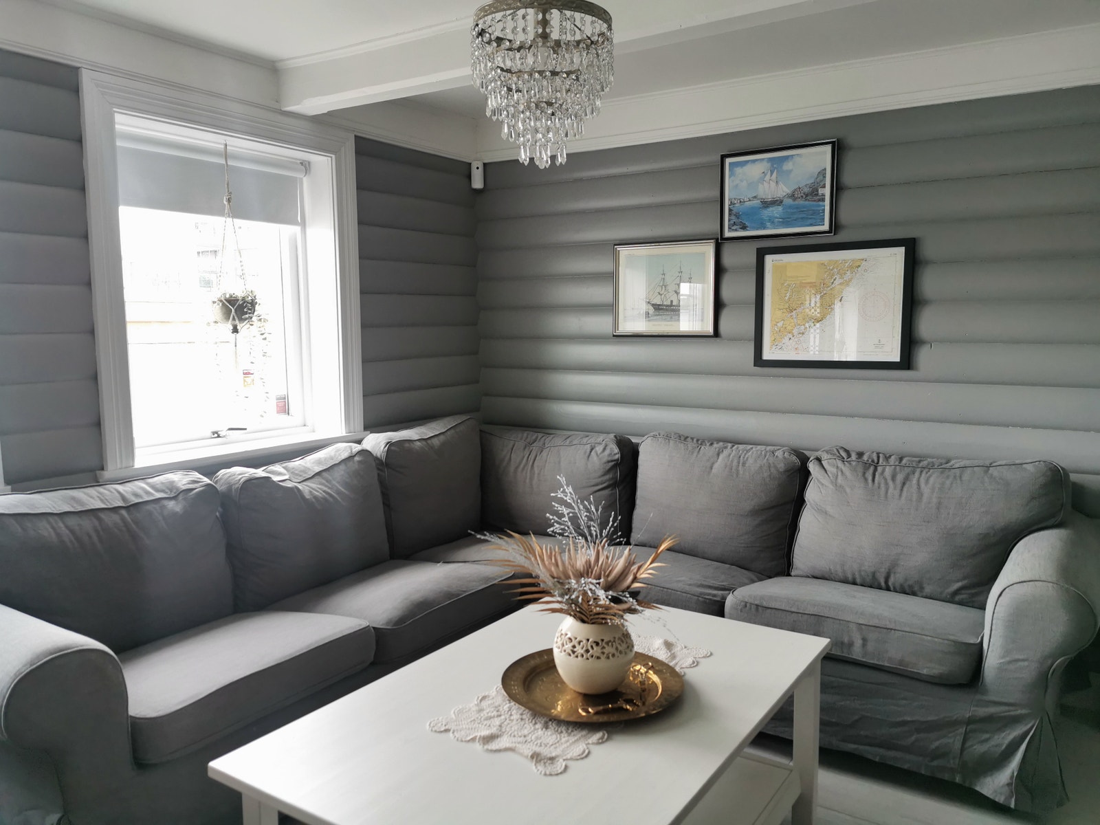 Sittegruppe i stue Galleribilde