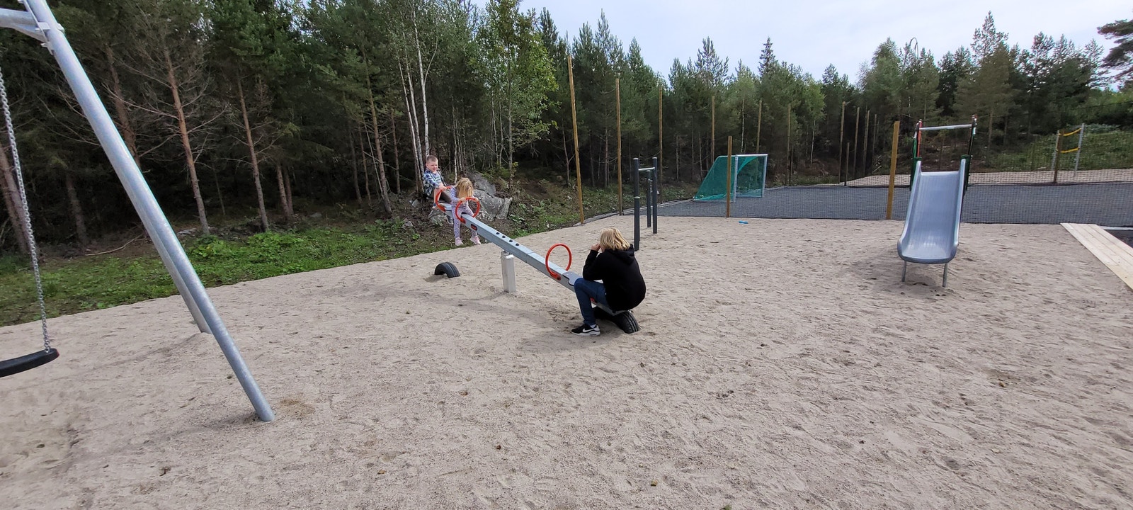 Ny fin lekeplass Galleribilde