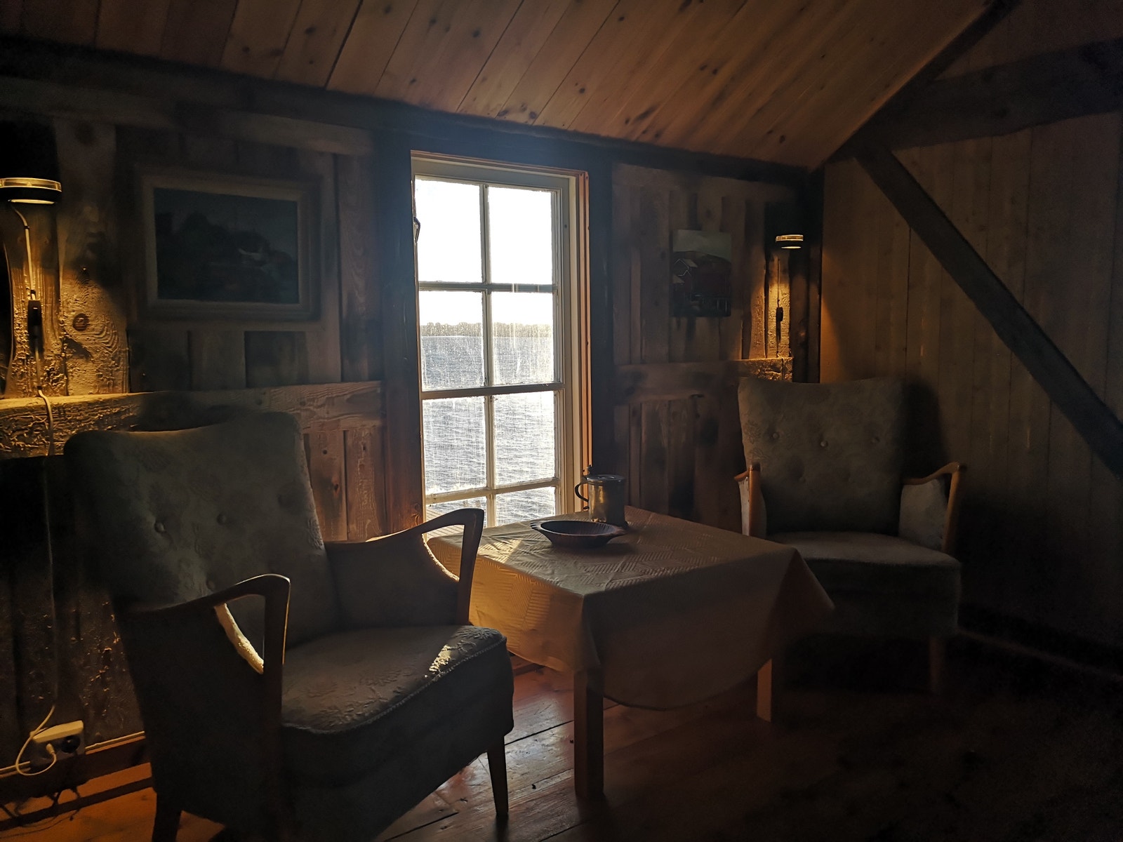 Sittegruppe loftstue Galleribilde