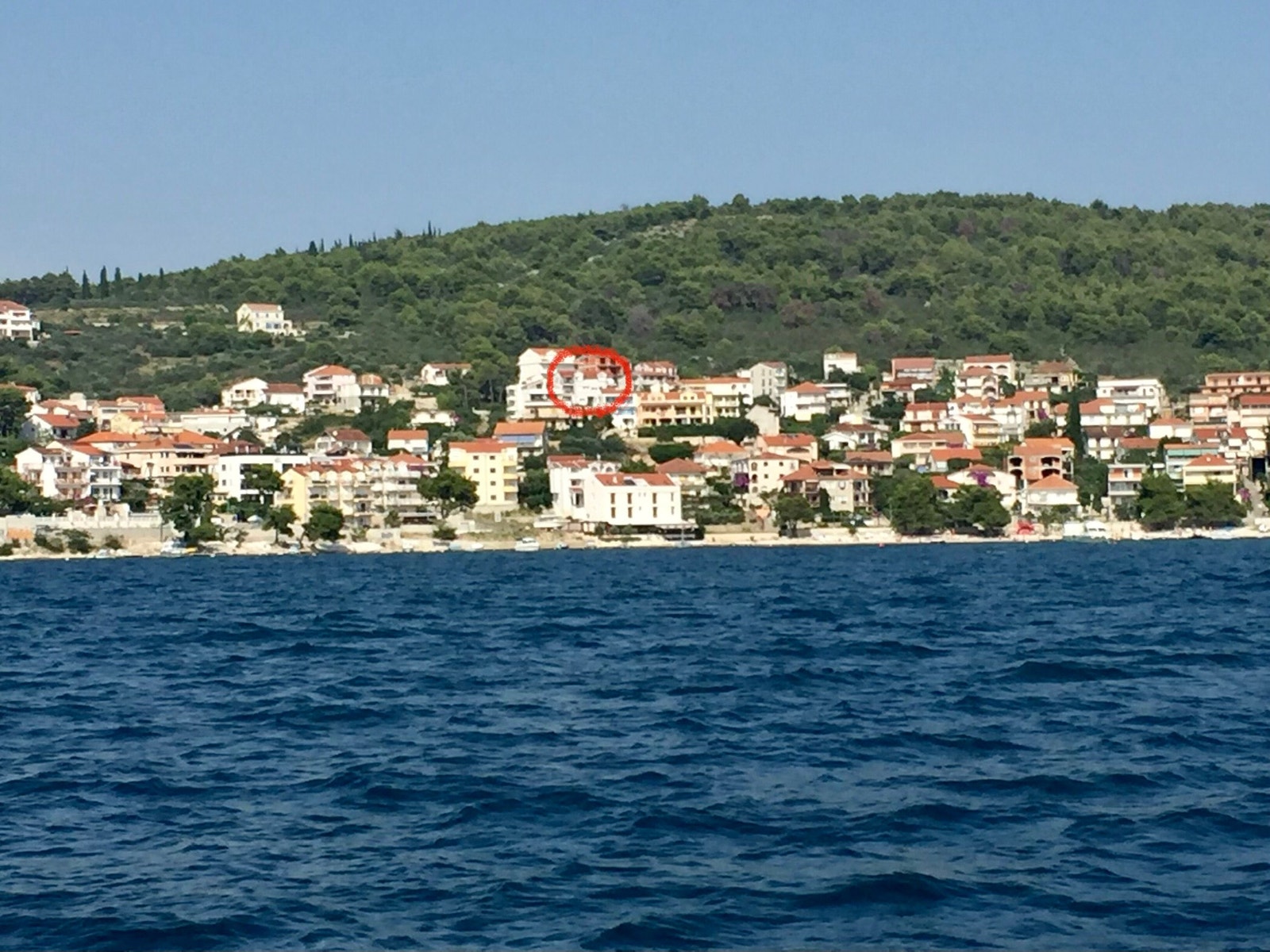 Leiligheten sett fra strandsonen Galleribilde