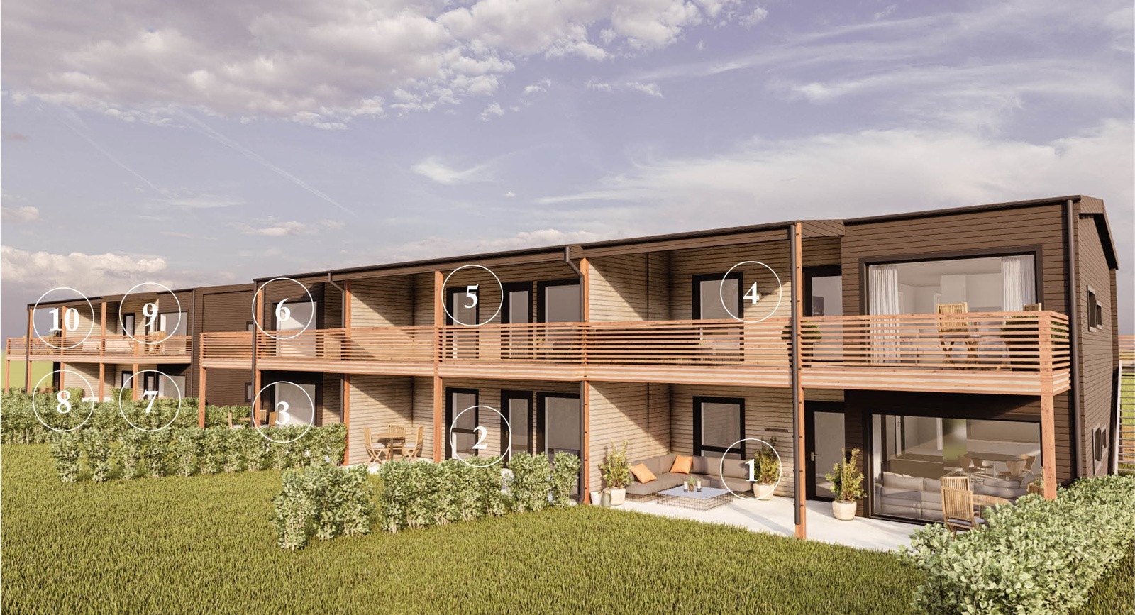 Oversikt med nummerering Galleribilde