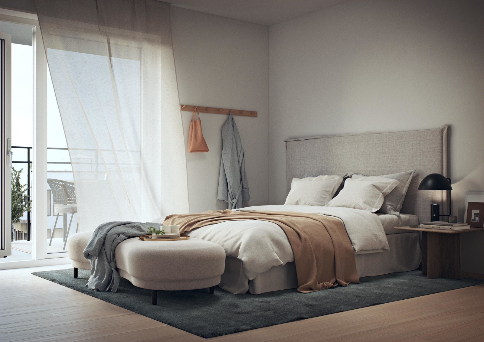 Illustrasjon av soverom - avvik vil forekomme Galleribilde