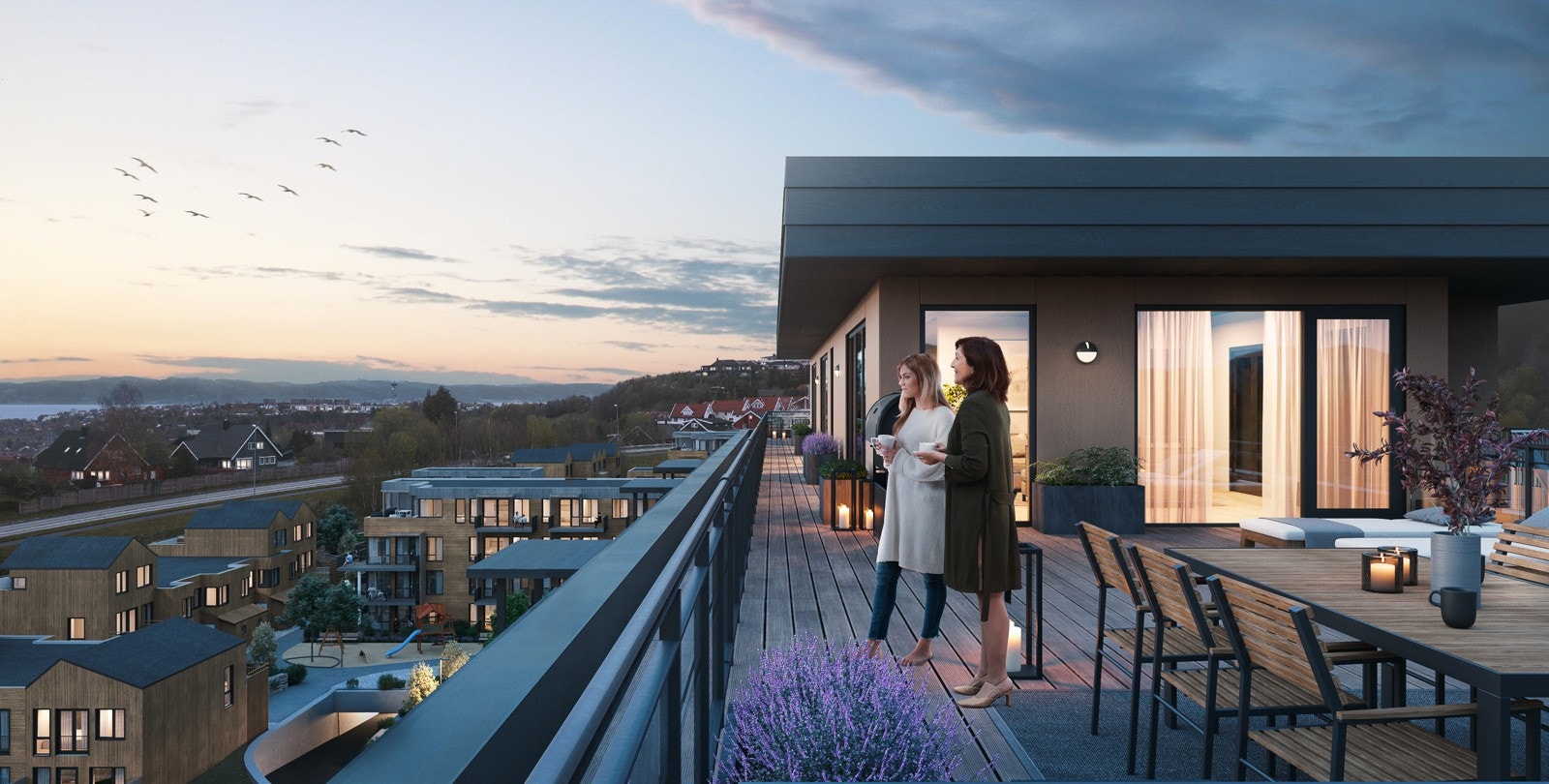 Takterrasse 801 Galleribilde