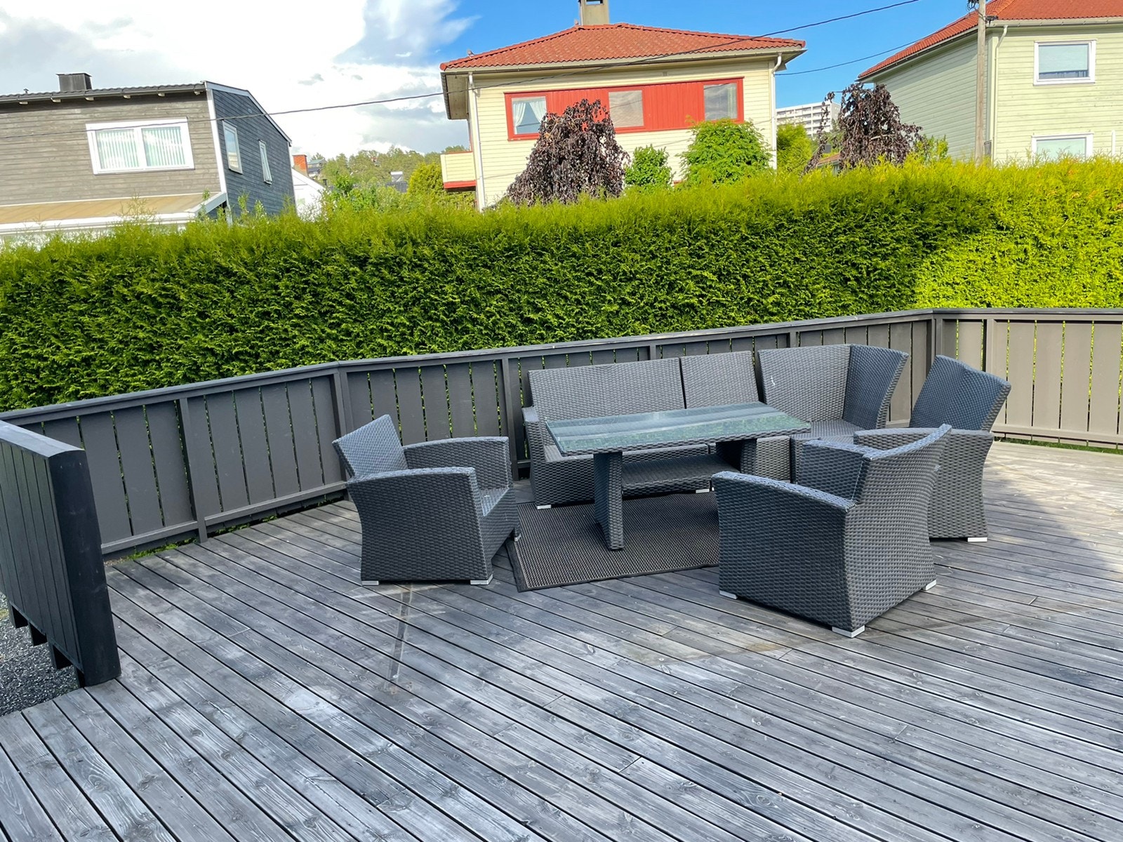 Stor terrasse Galleribilde