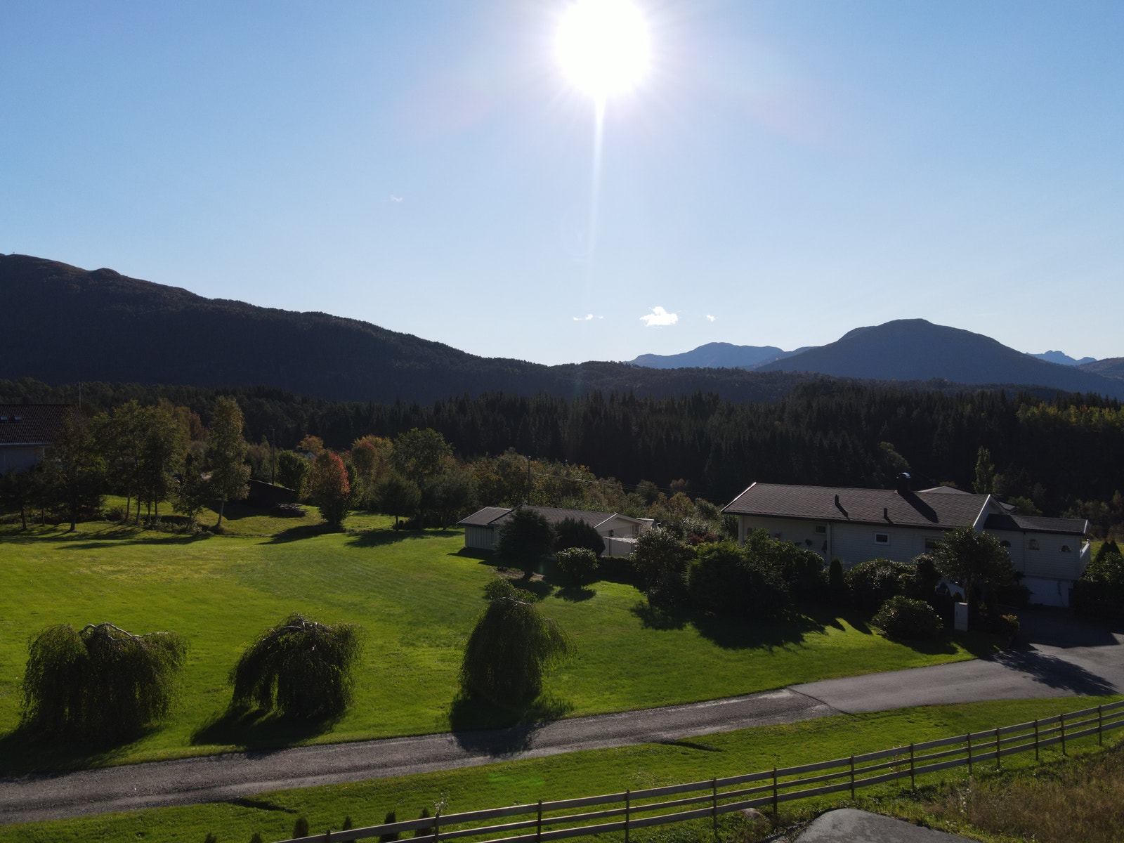 Utsikt fra tomt 2 Galleribilde