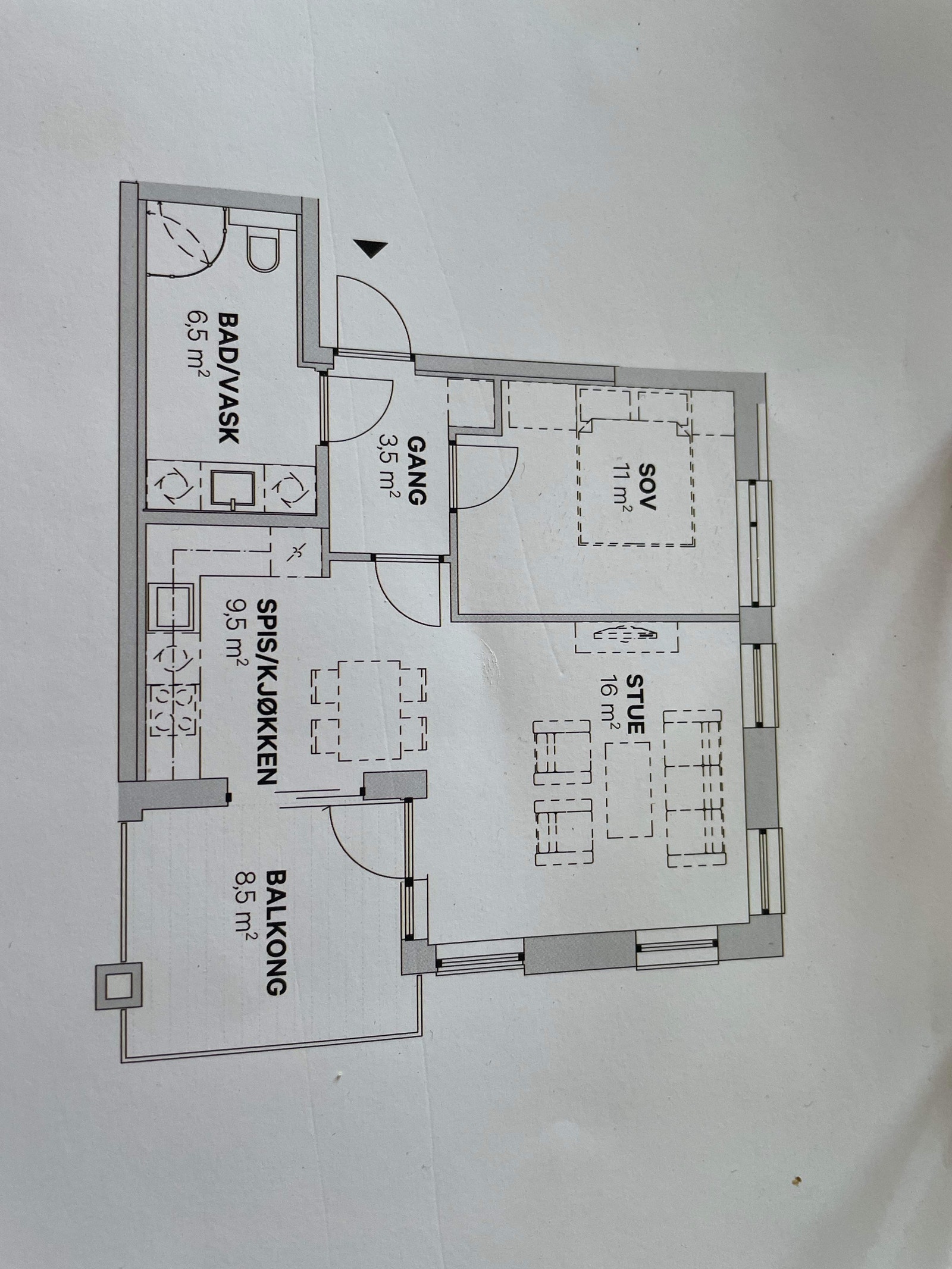 Plantegning Galleribilde