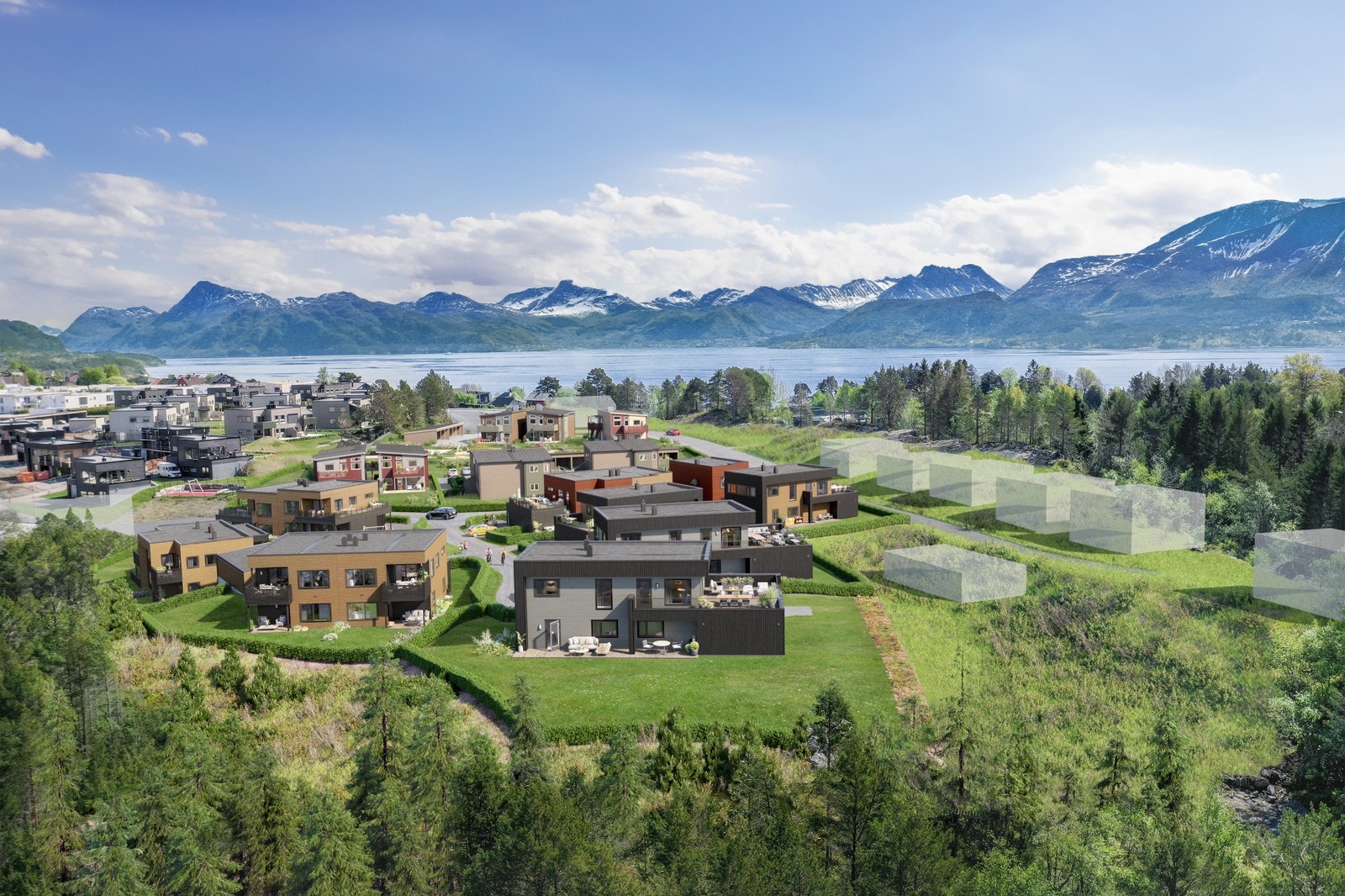 Oversiktsillustrasjon Galleribilde