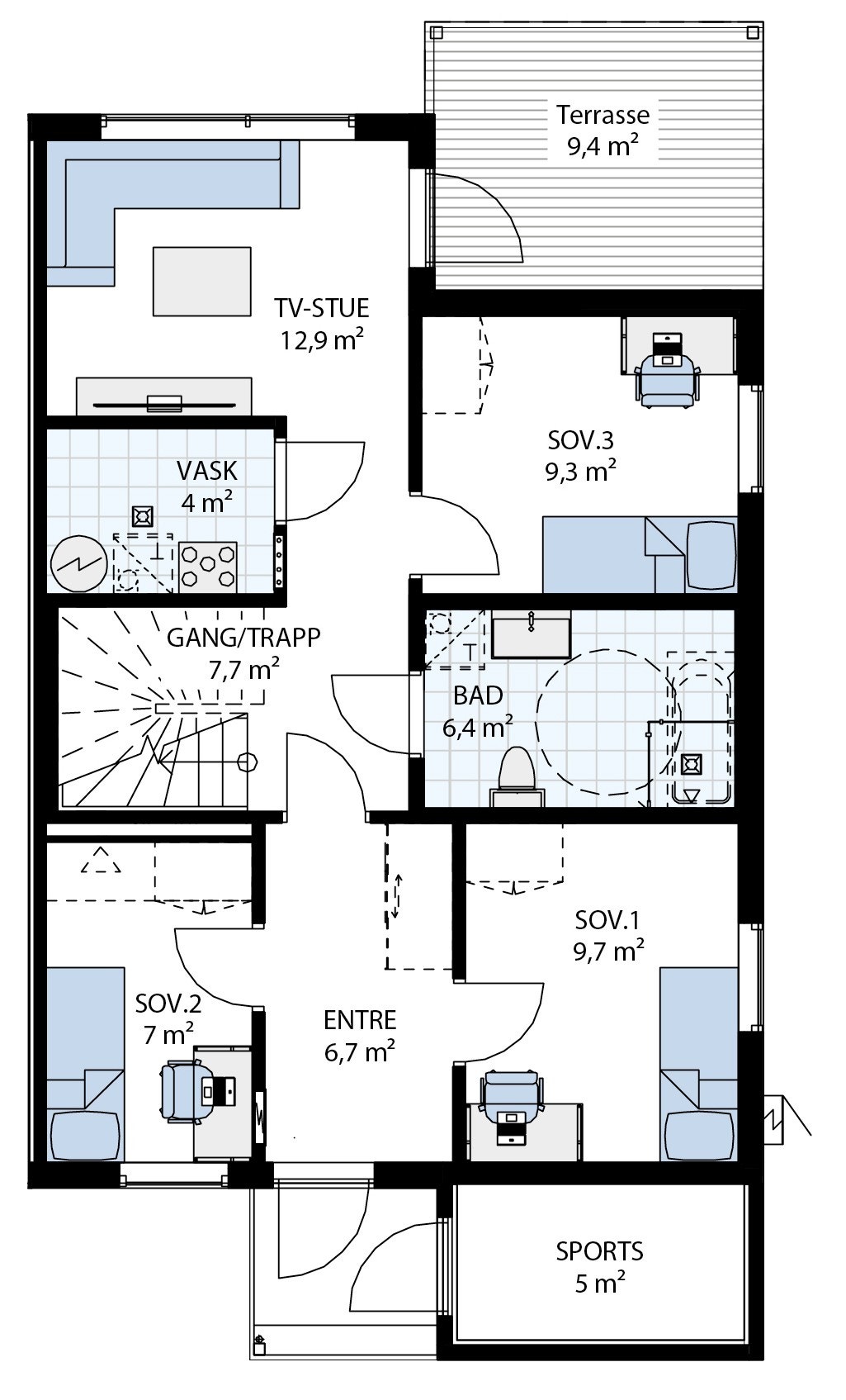 1. etasje Galleribilde