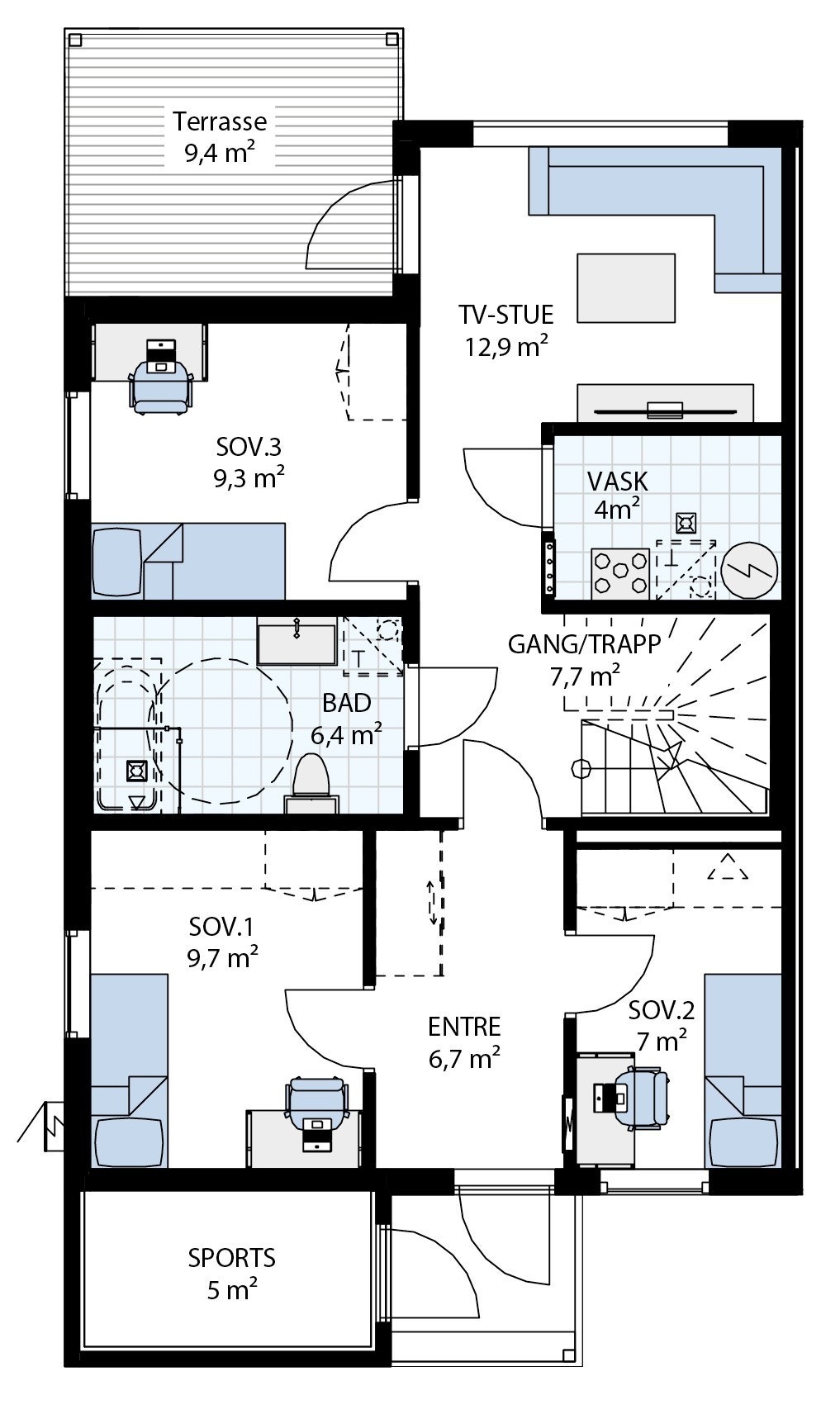 1. etasje Galleribilde