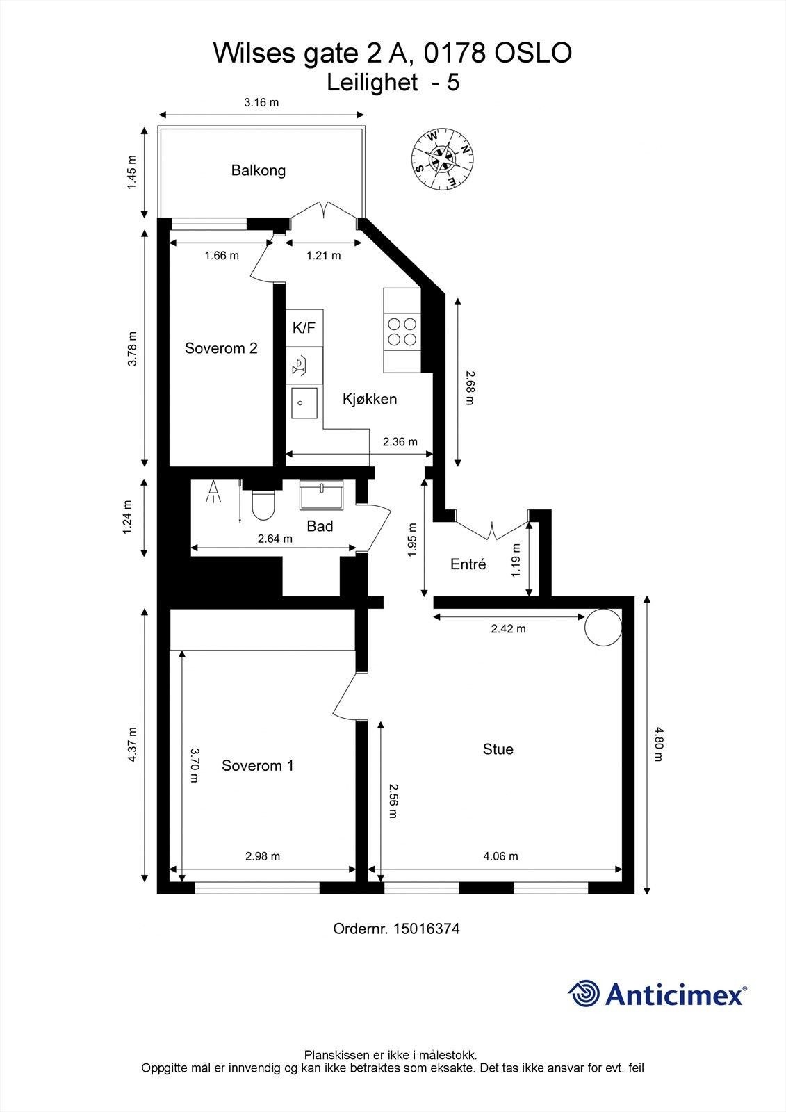 Plantegning Galleribilde