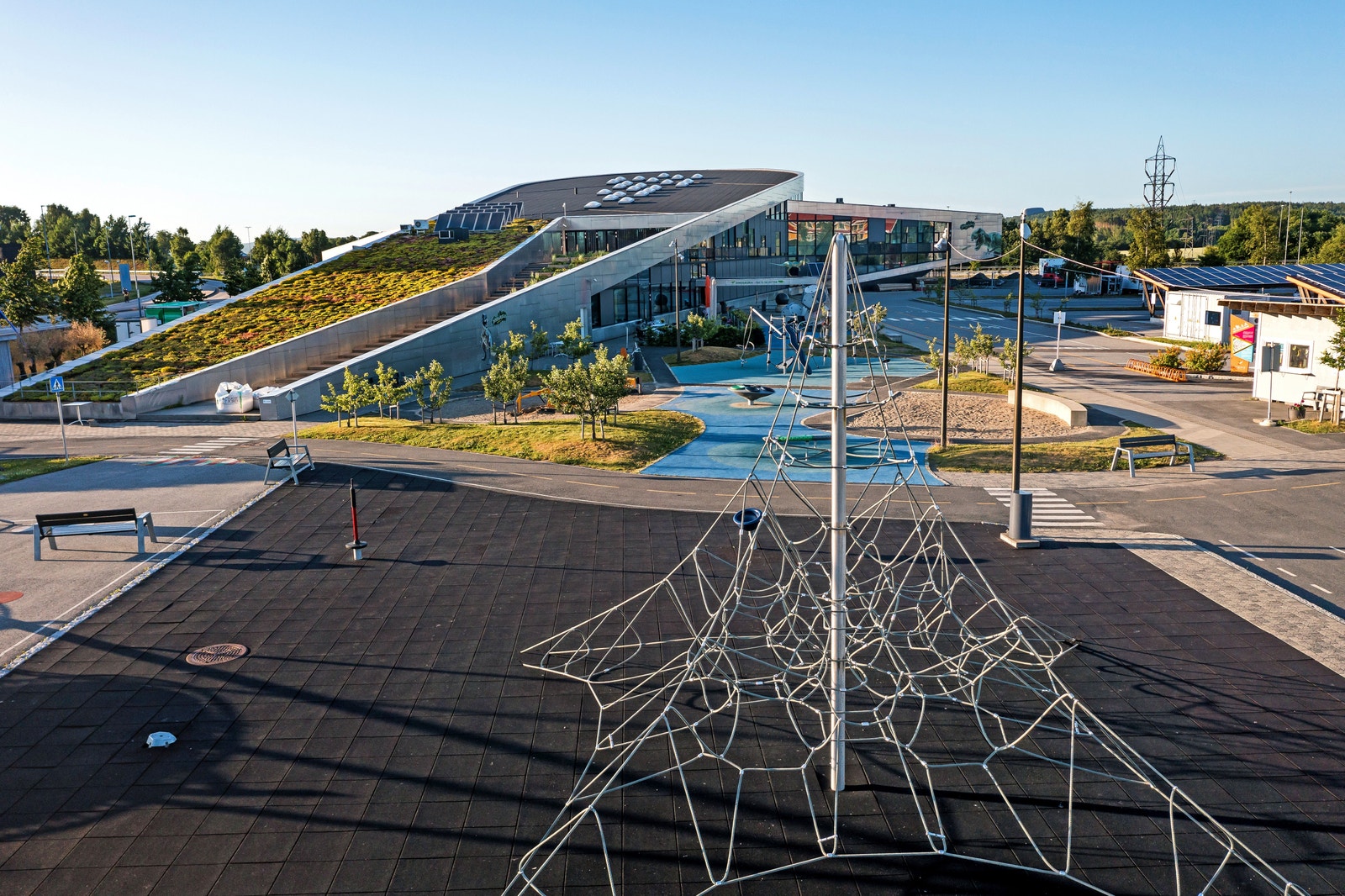 lekeplass på Inspiria som ligger i gangavstand fra feltet Galleribilde