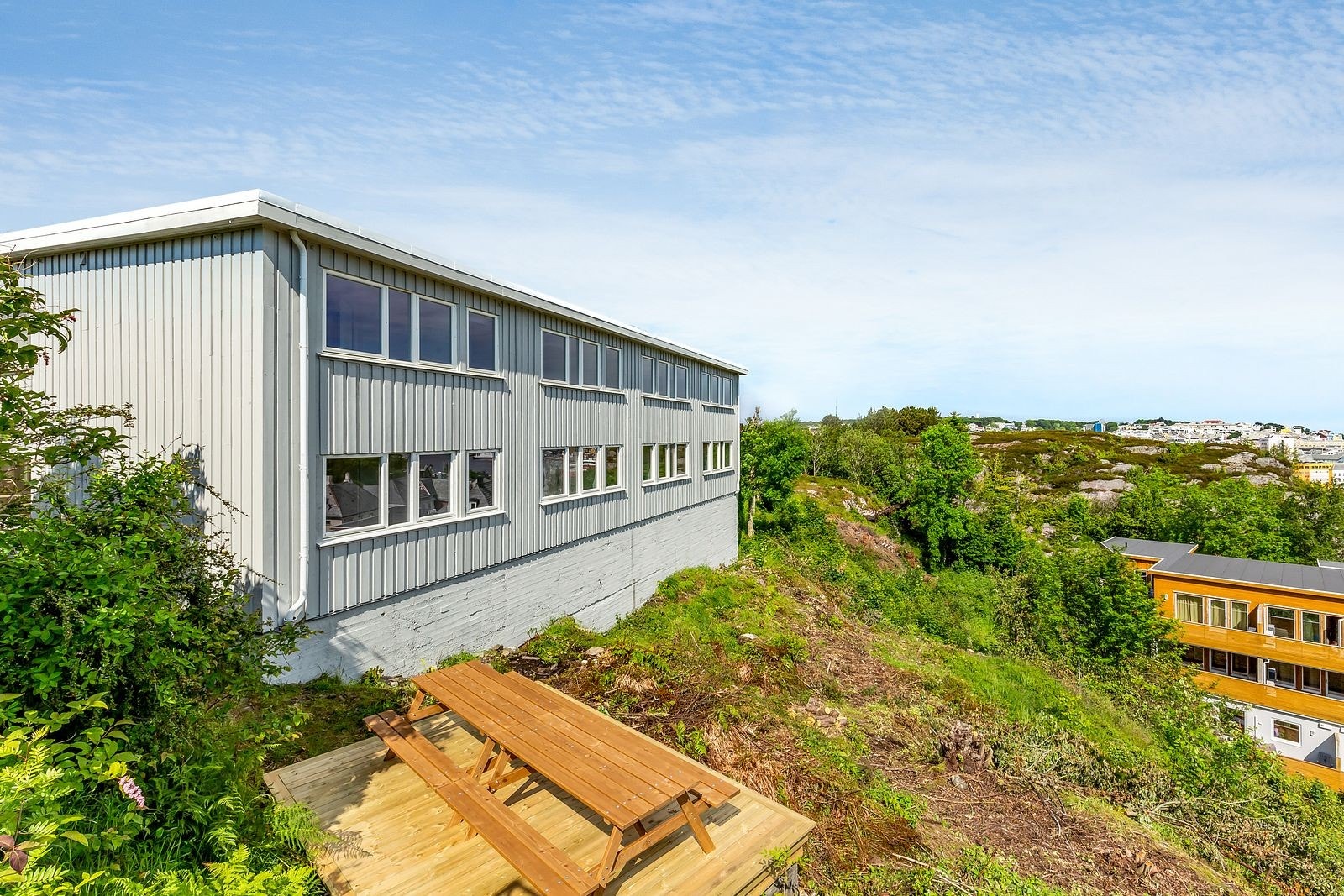 Fasade og felles takterrasse Galleribilde