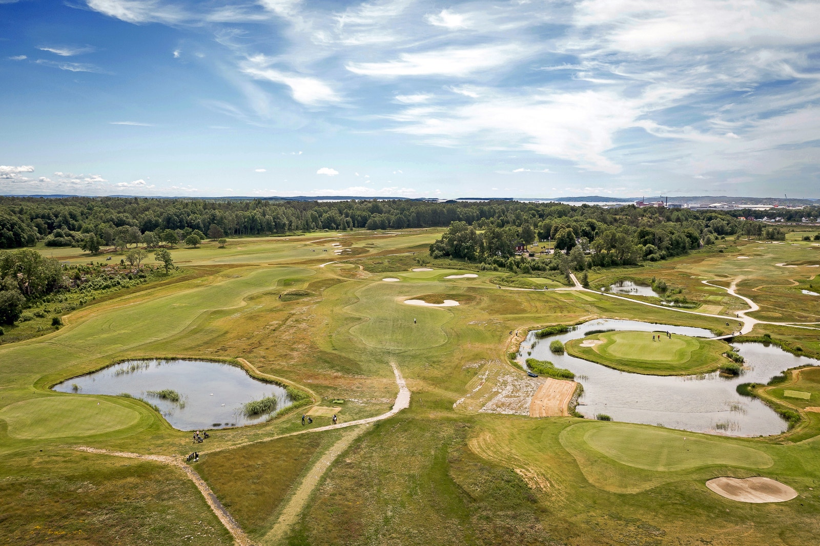 Gangavstand til golfbane. Galleribilde