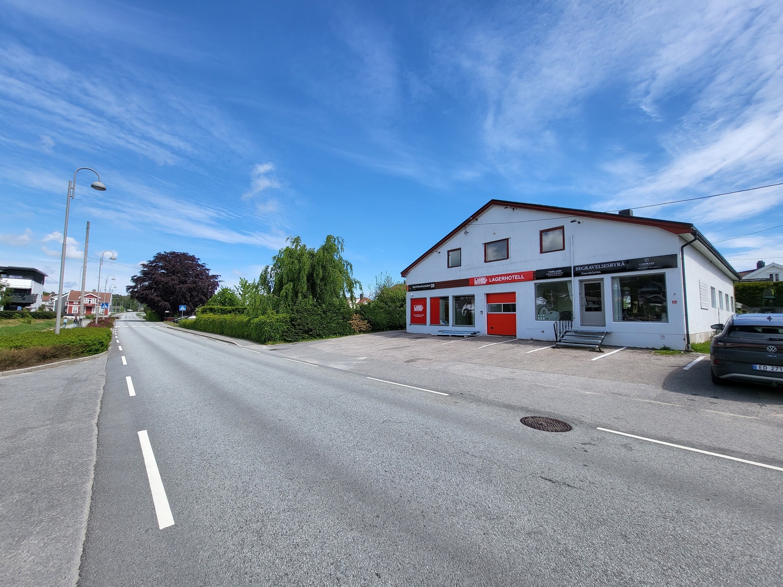 Nytt lagerhotell i Lillesand, mellom sentrum og Tingsaker. Galleribilde