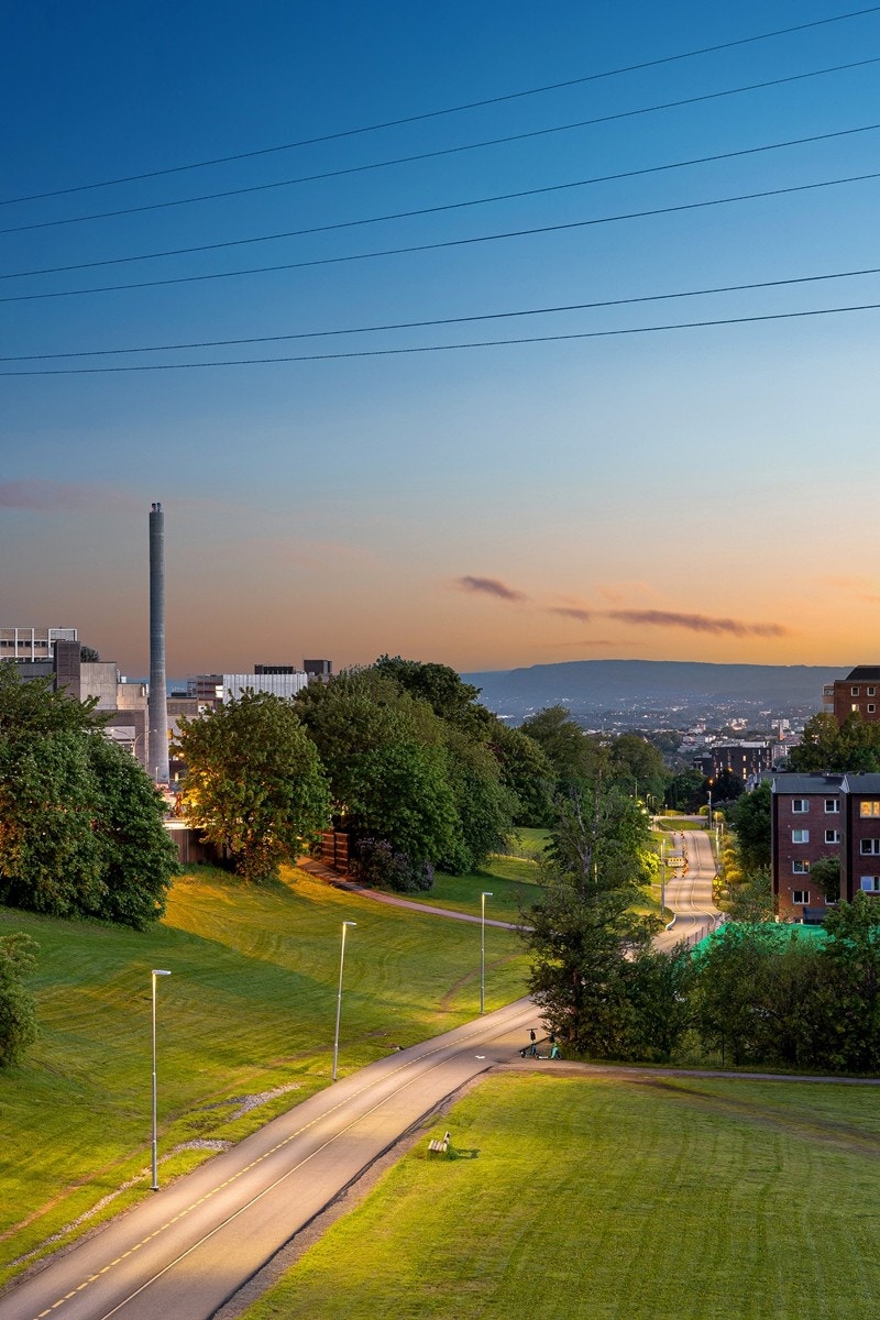 Utsikt fra balkong Galleribilde