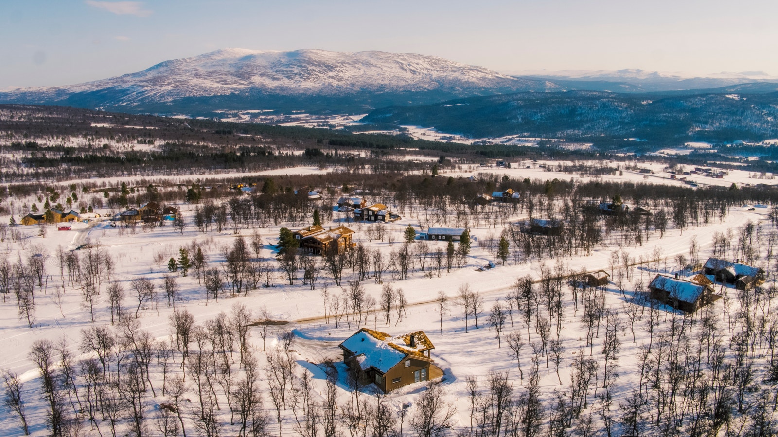 Jakobsåsen en vinterdag. Galleribilde