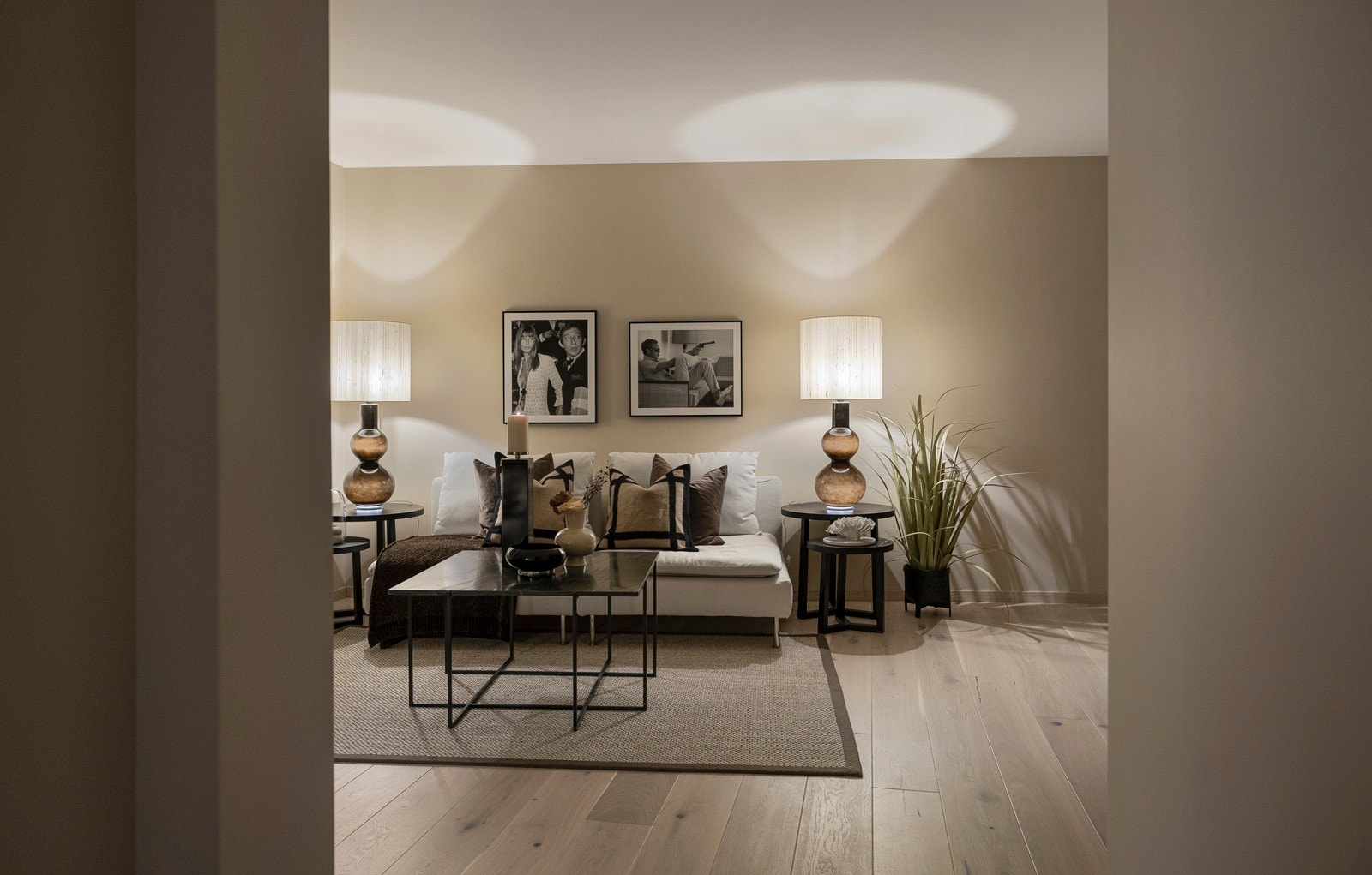 God finish og behagelige overganger mellom rommene Galleribilde