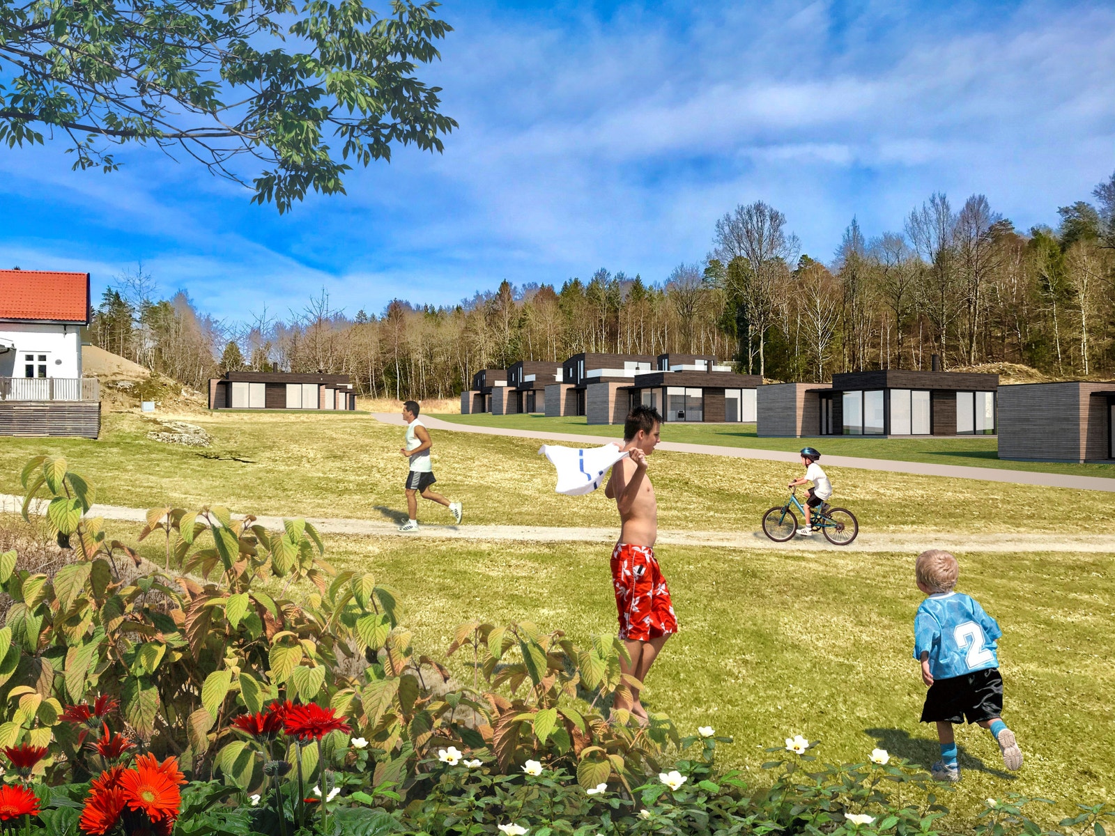 Gårdsjordet sett mot nord Galleribilde