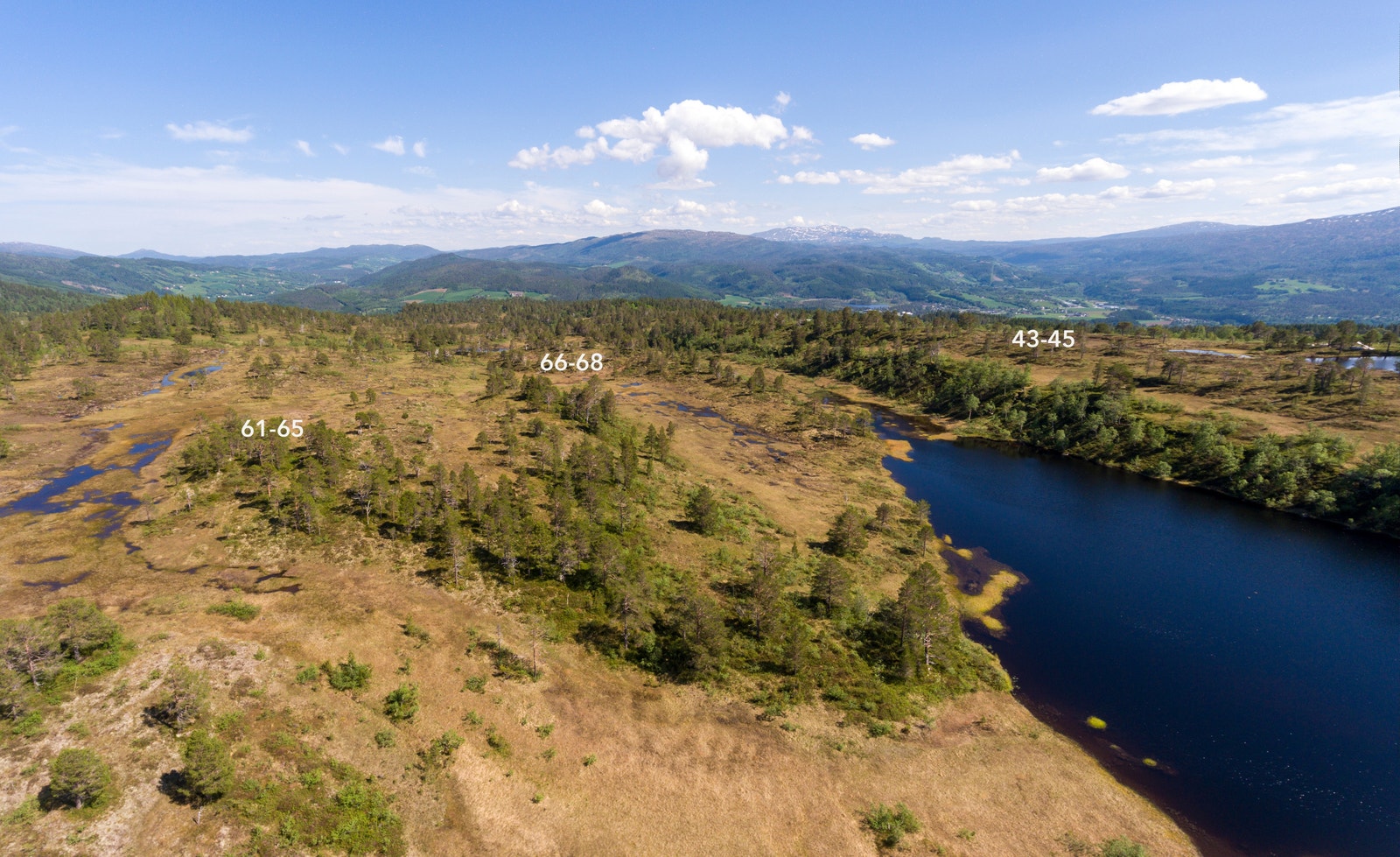 Her løfter vi bildeutsnittet og vrir ytterligere mot øst iforhold til forrige bilde Galleribilde