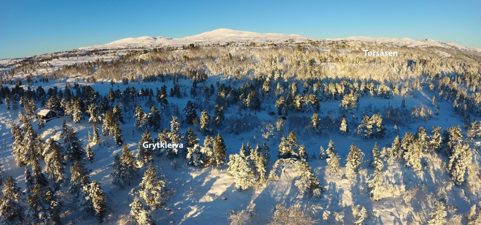 Mot nord og tomteområdene Grytkleiva og Tørsåsen Galleribilde