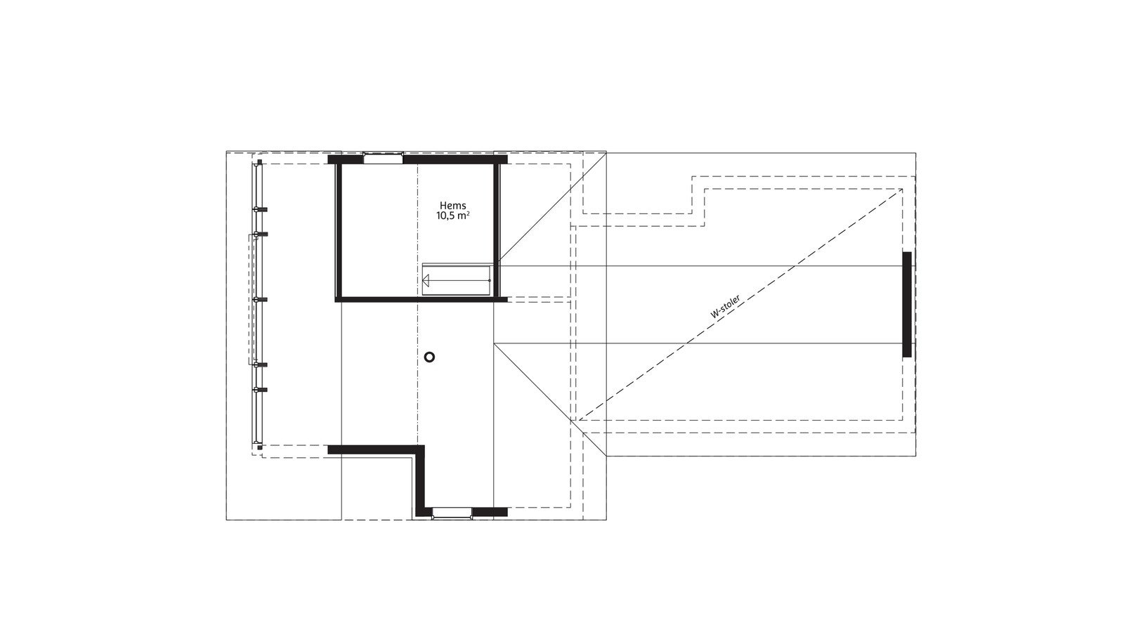 Plantegning - hems Galleribilde